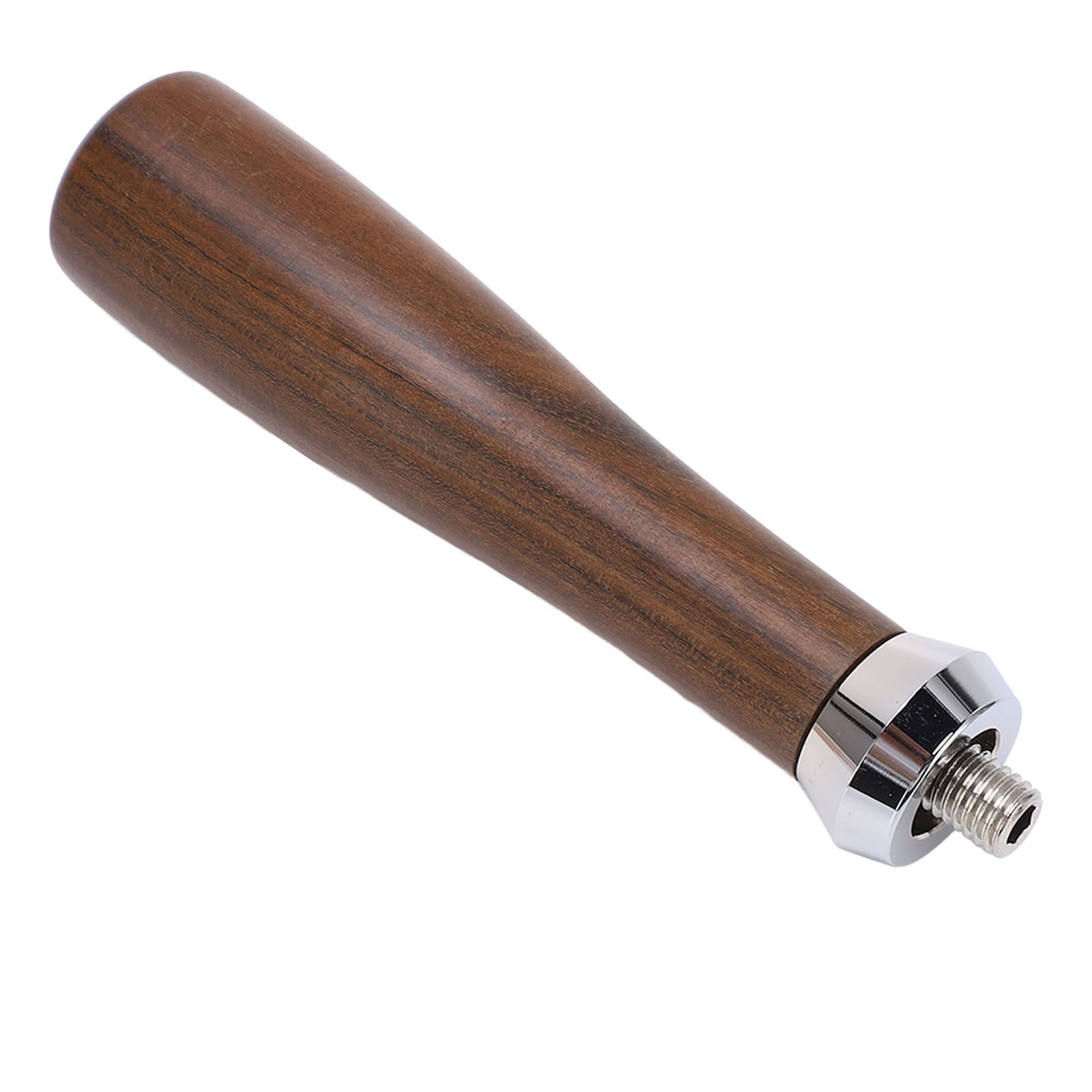 Coffee Portafilter Handle Comfortable Grip Burr Free Black Rosewood Durable view 4