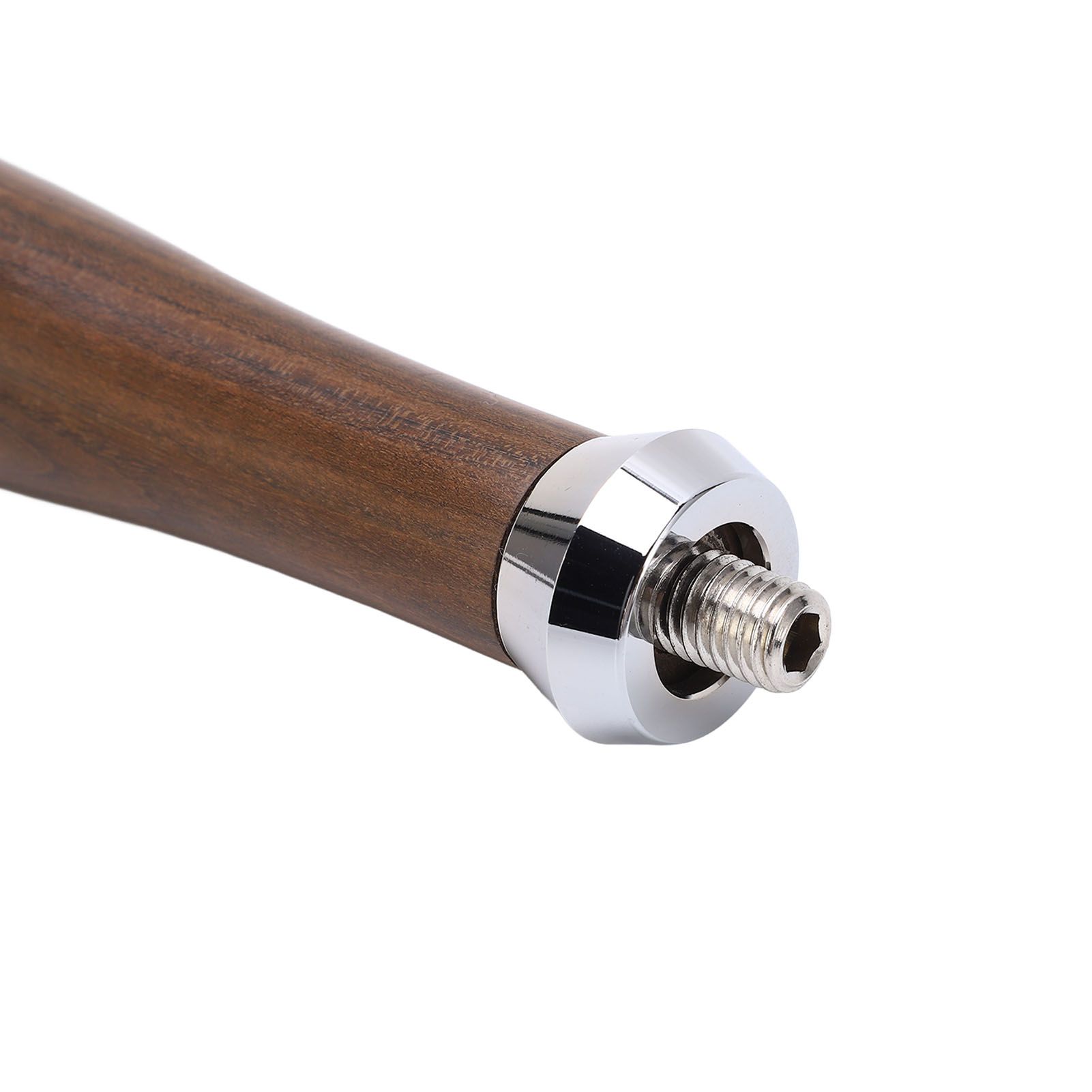 Coffee Portafilter Handle Comfortable Grip Burr Free Black Rosewood Durable view 14