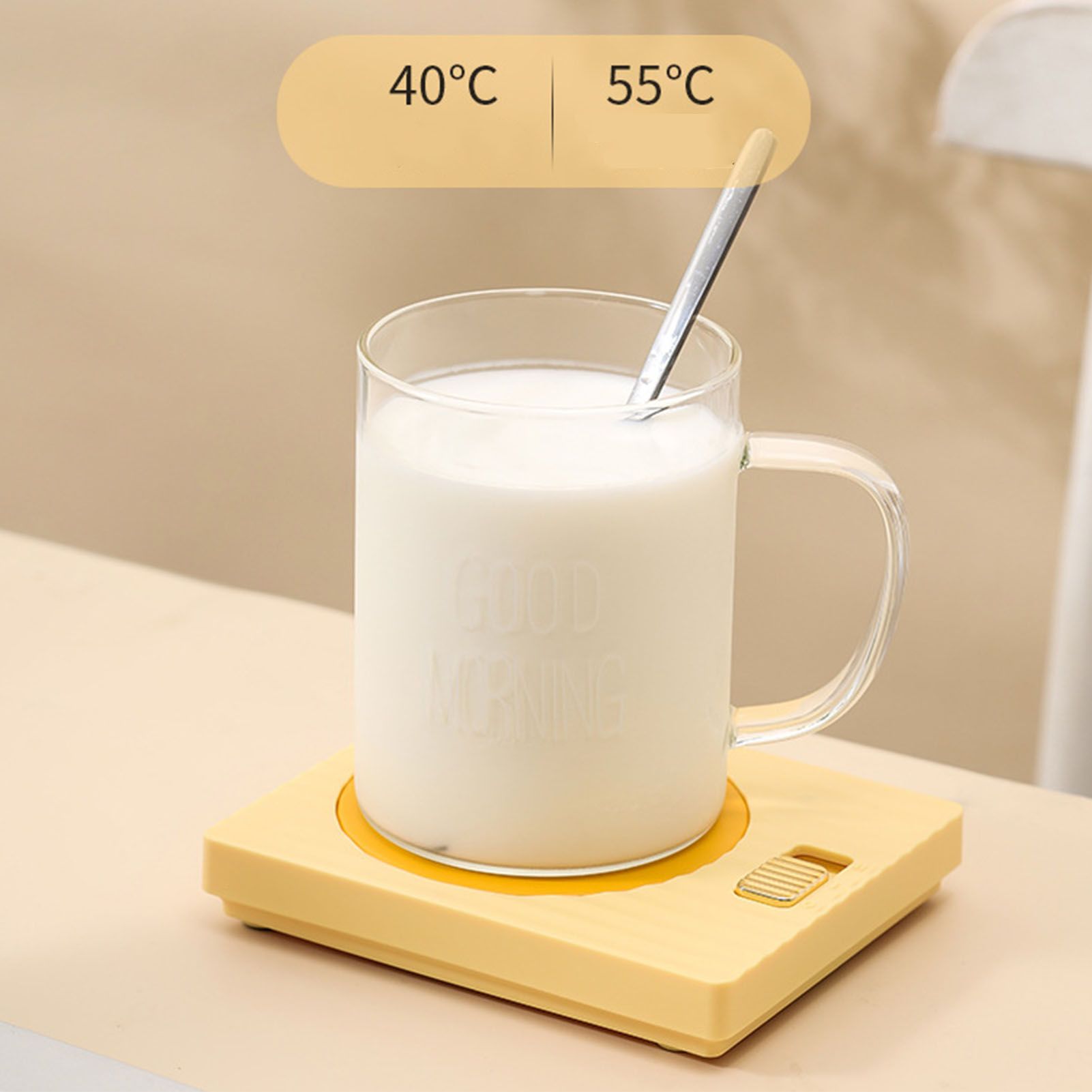 Mug Warmer 2 Temperature 2 Modes Adjustable Constant Temperature USB Beverage view 6