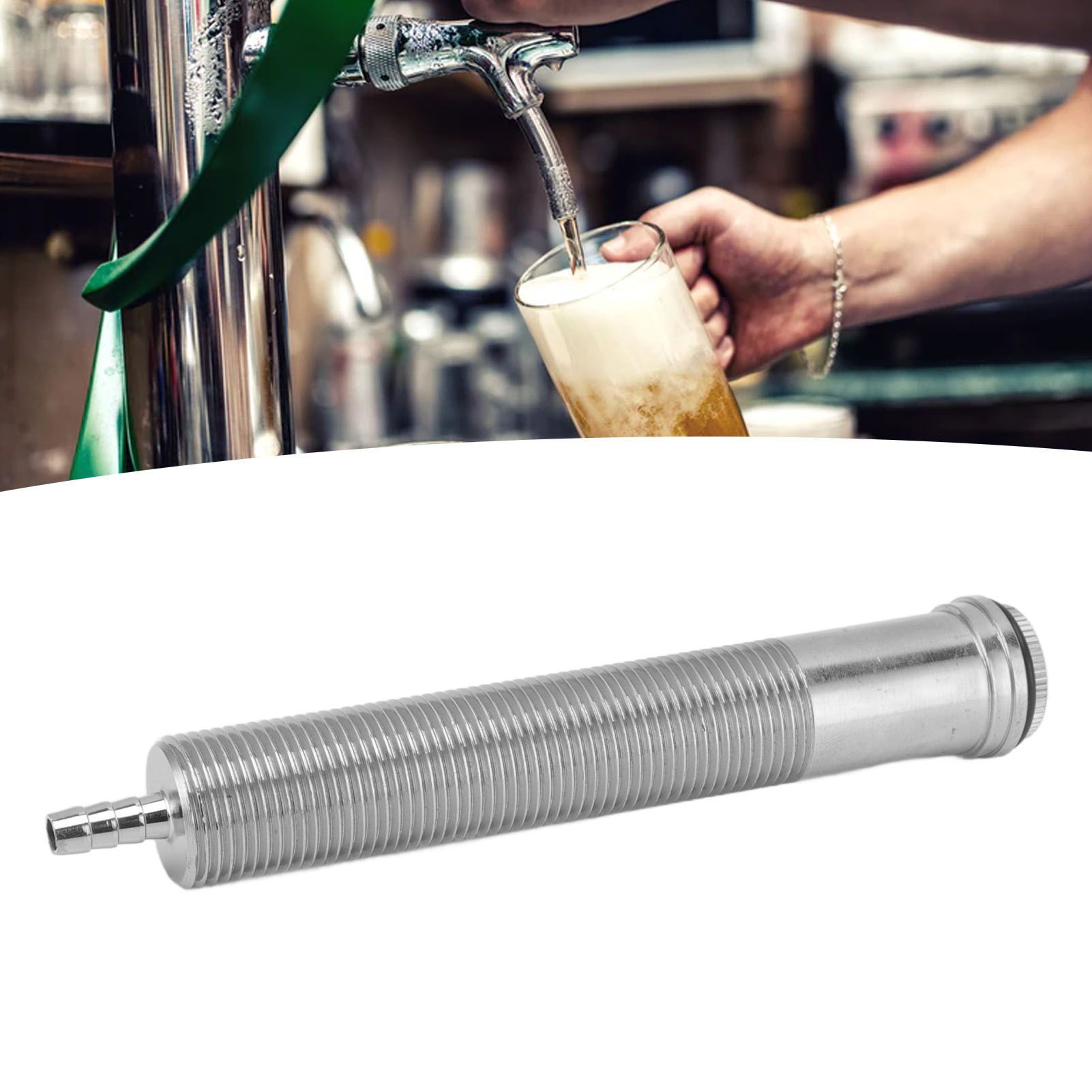 Beer Tap Extension Tube Wall Locking G5/8 Faucet Extension Adapter for Home view 11