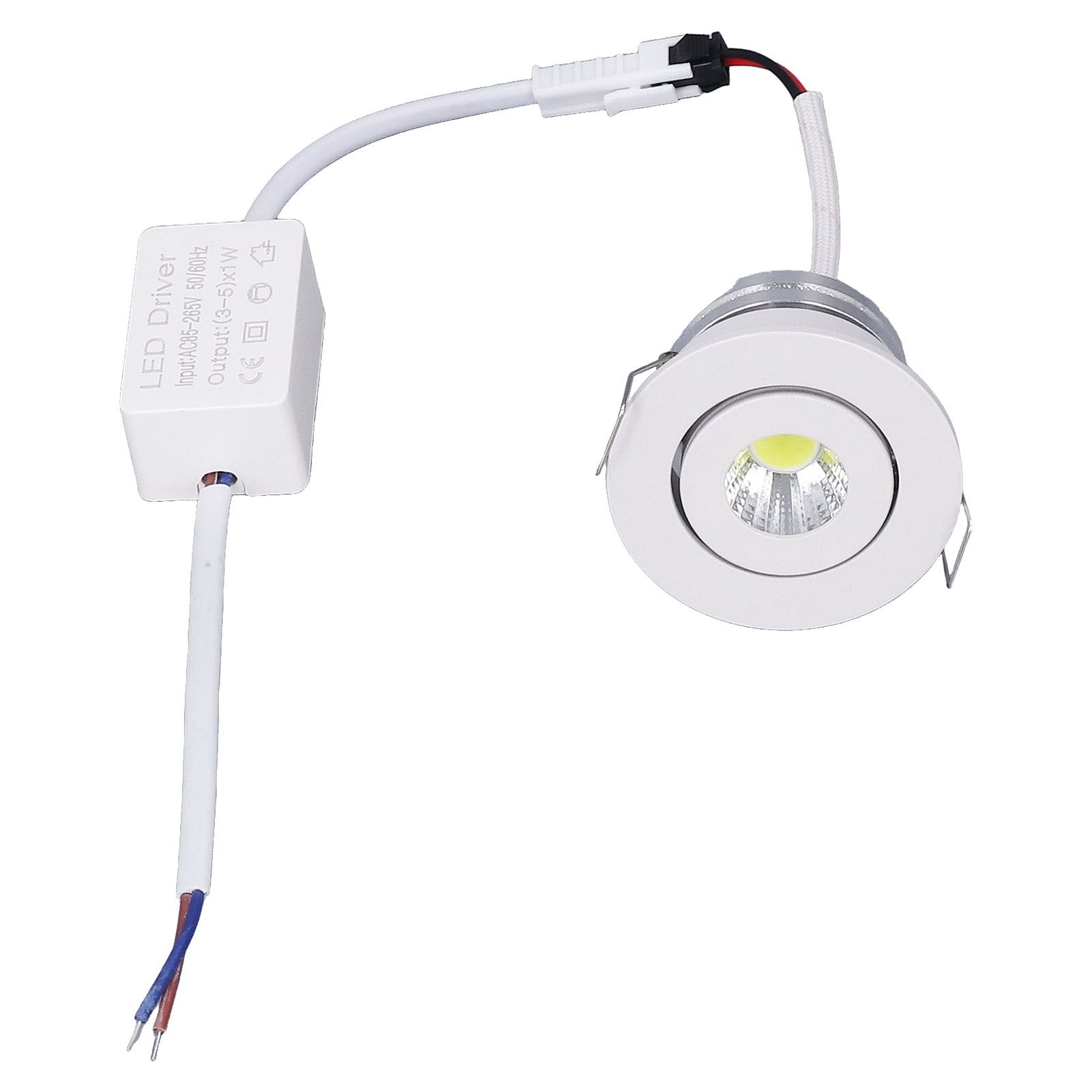 LED Recessed Light Mini Adjustable Angle Aluminium Recessed Ceiling Light view 6
