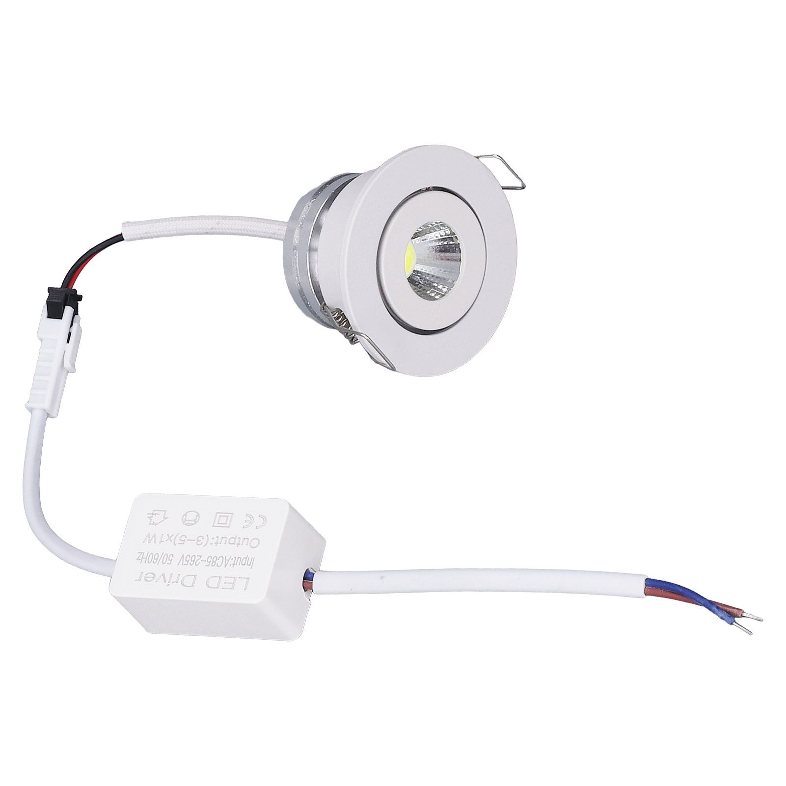 LED Recessed Light Mini Adjustable Angle Aluminium Recessed Ceiling Light view 10
