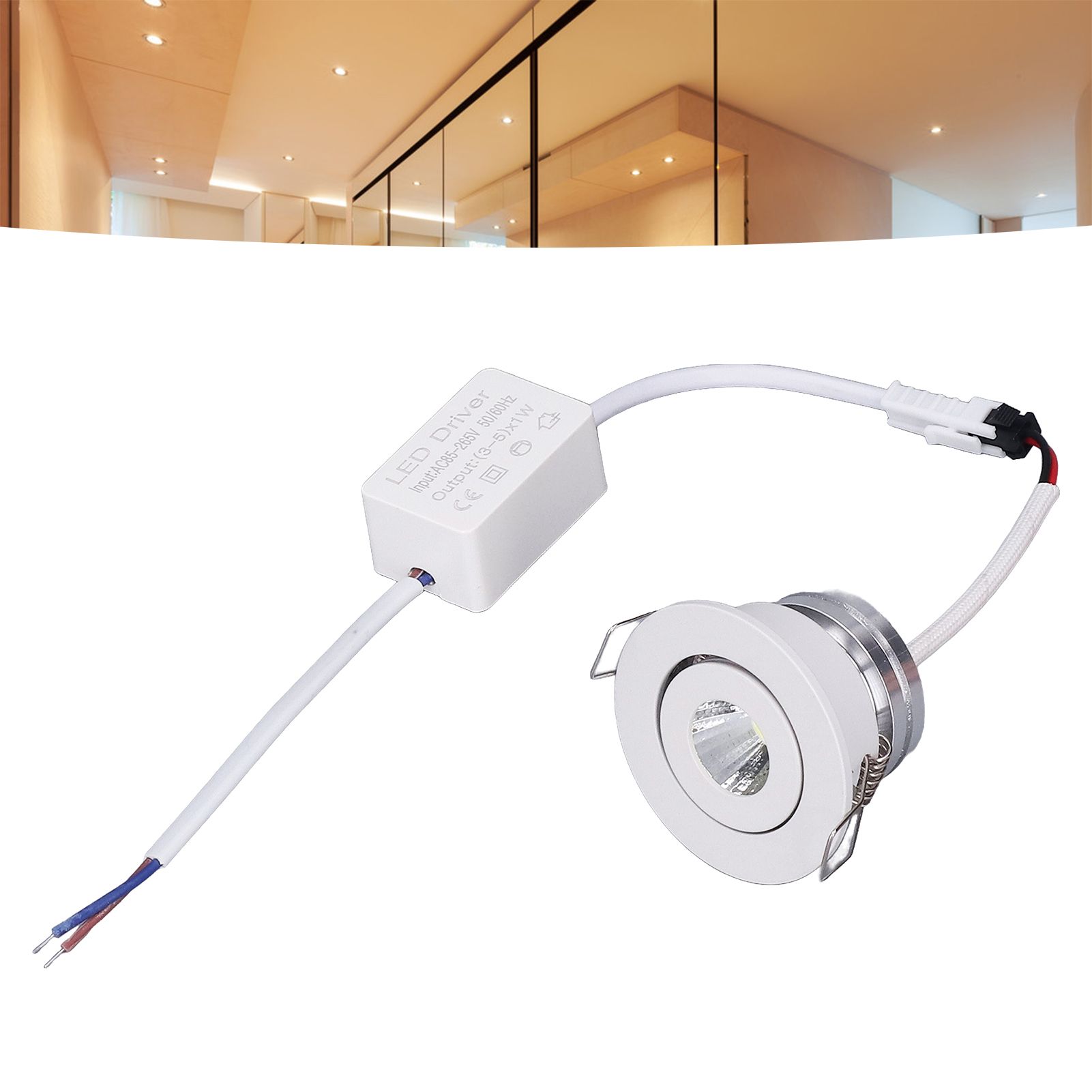 LED Recessed Light Mini Adjustable Angle Aluminium Recessed Ceiling Light view 11