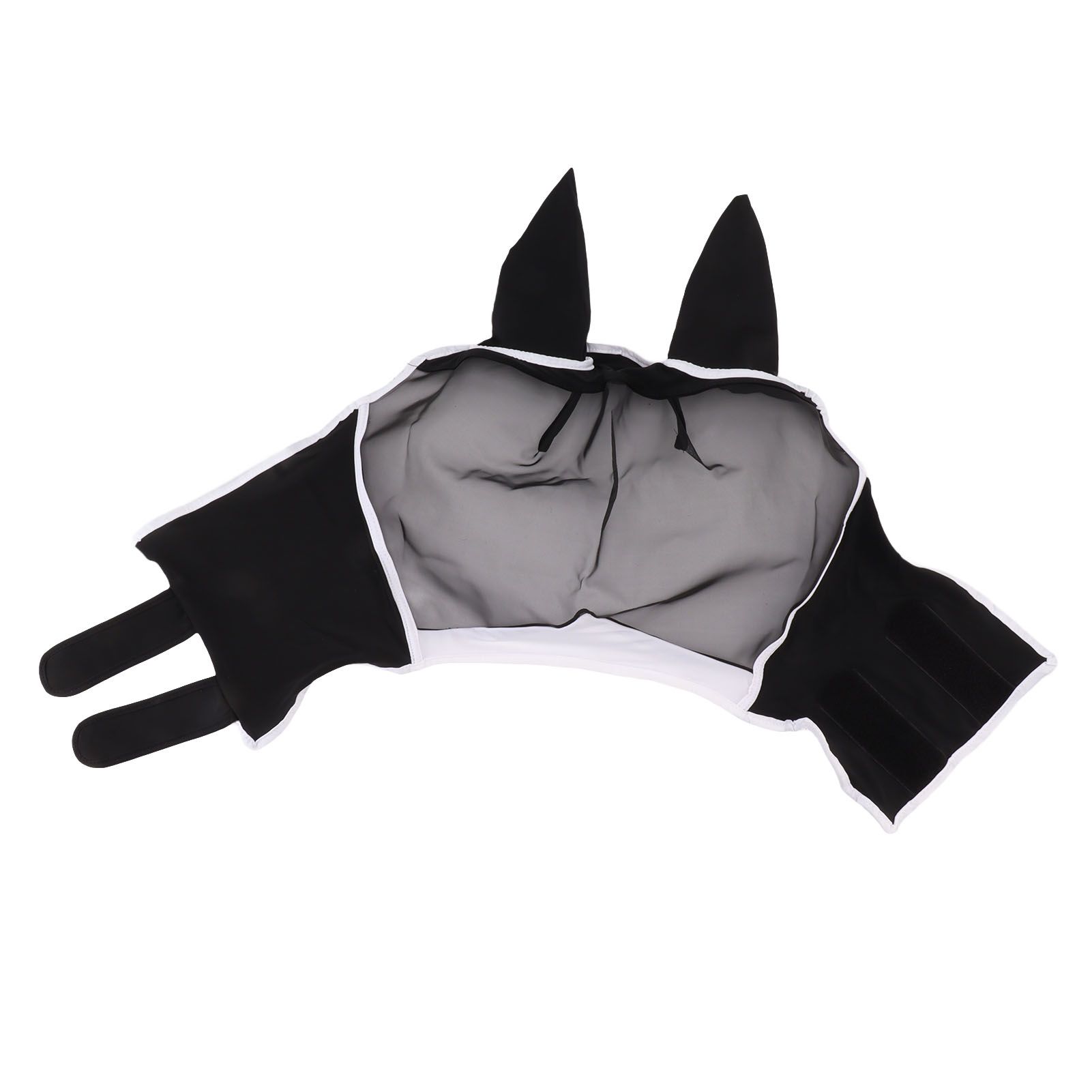 Horse Fly Mask All Round Mesh Breathable Fly Mask Elastic UV Protection Horse view 2