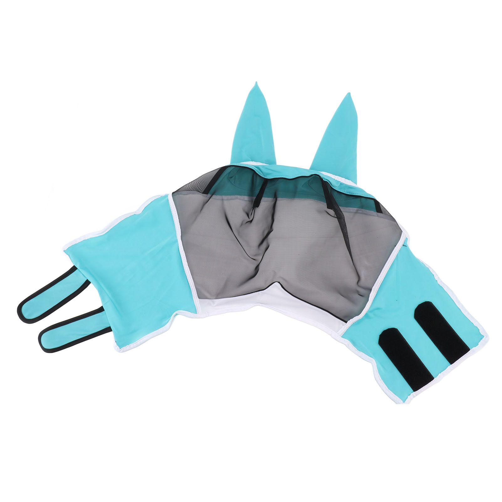 Horse Fly Mask All Round Mesh Breathable Fly Mask Elastic UV Protection Horse view 2