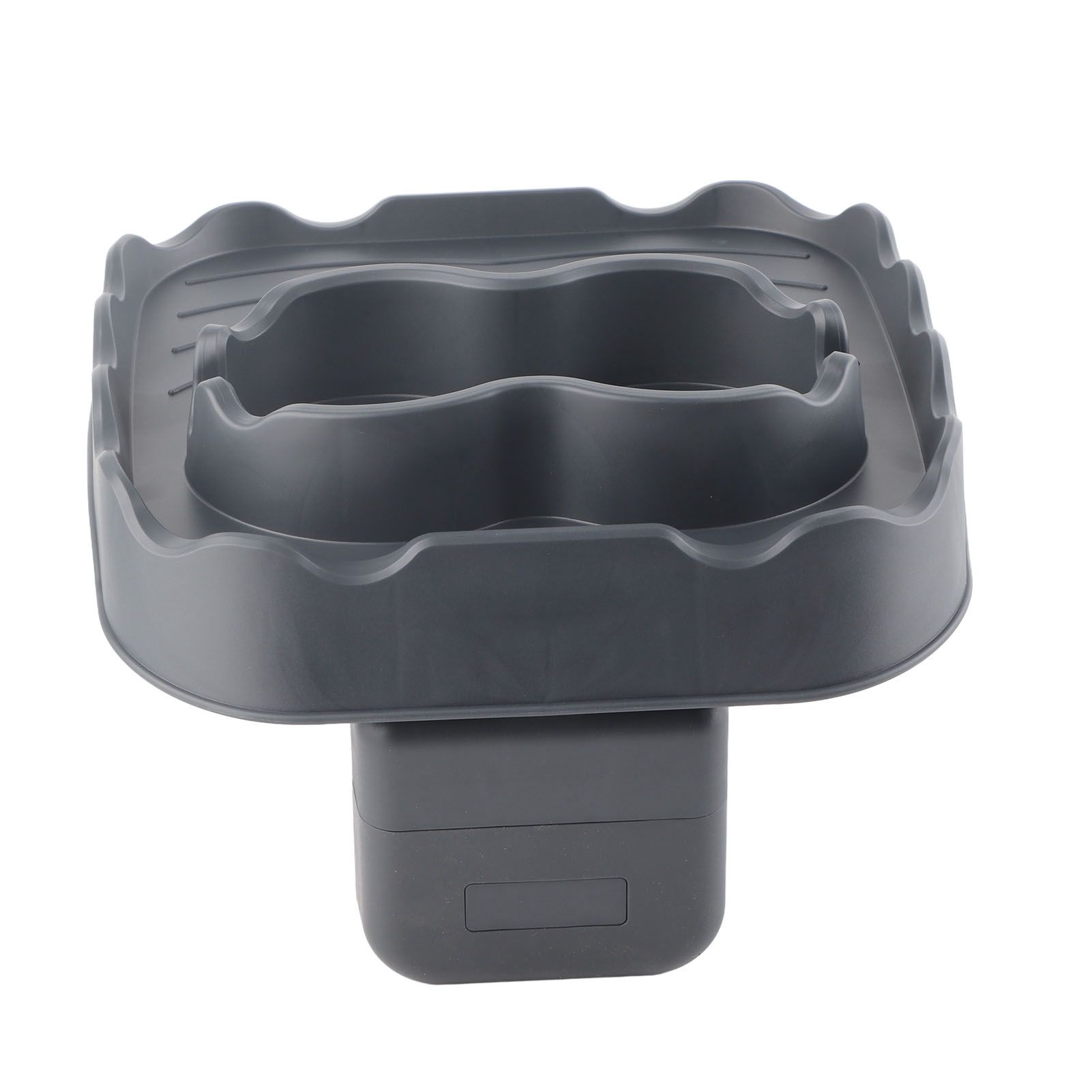 Hot Tub Table Tray with Drain Holes Anti Slip Adjustable Hot Tub Side Table view 5