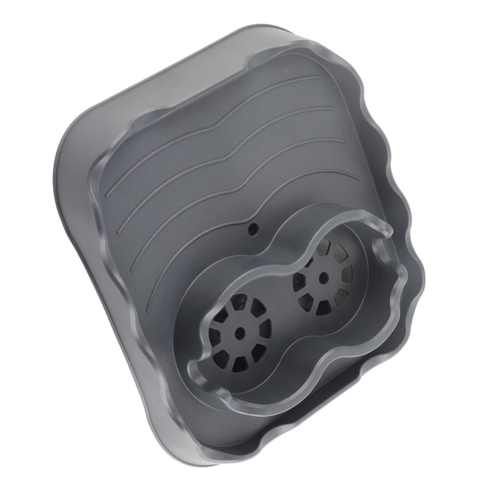 Hot Tub Table Tray with Drain Holes Anti Slip Adjustable Hot Tub Side Table view 6