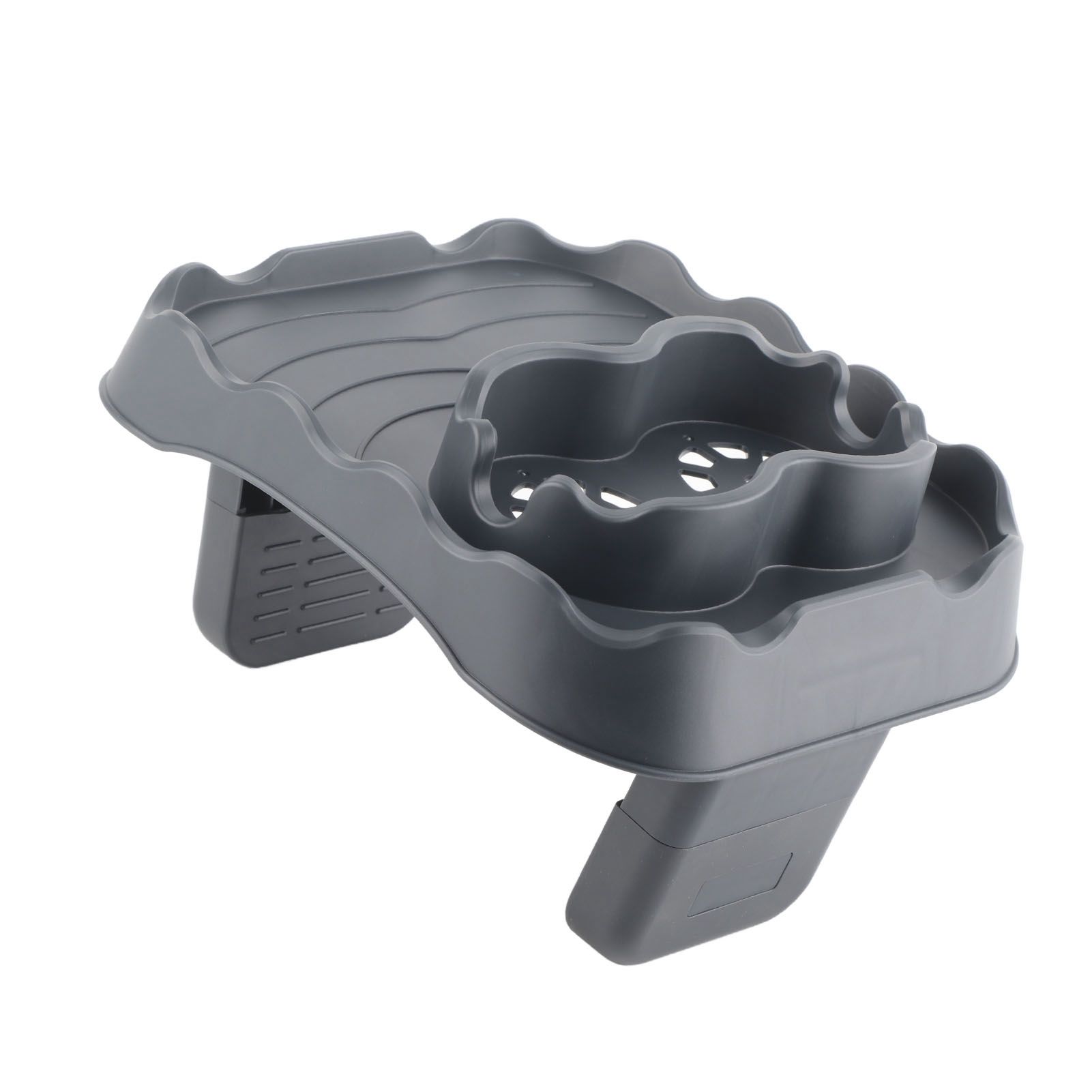 Hot Tub Table Tray with Drain Holes Anti Slip Adjustable Hot Tub Side Table view 9