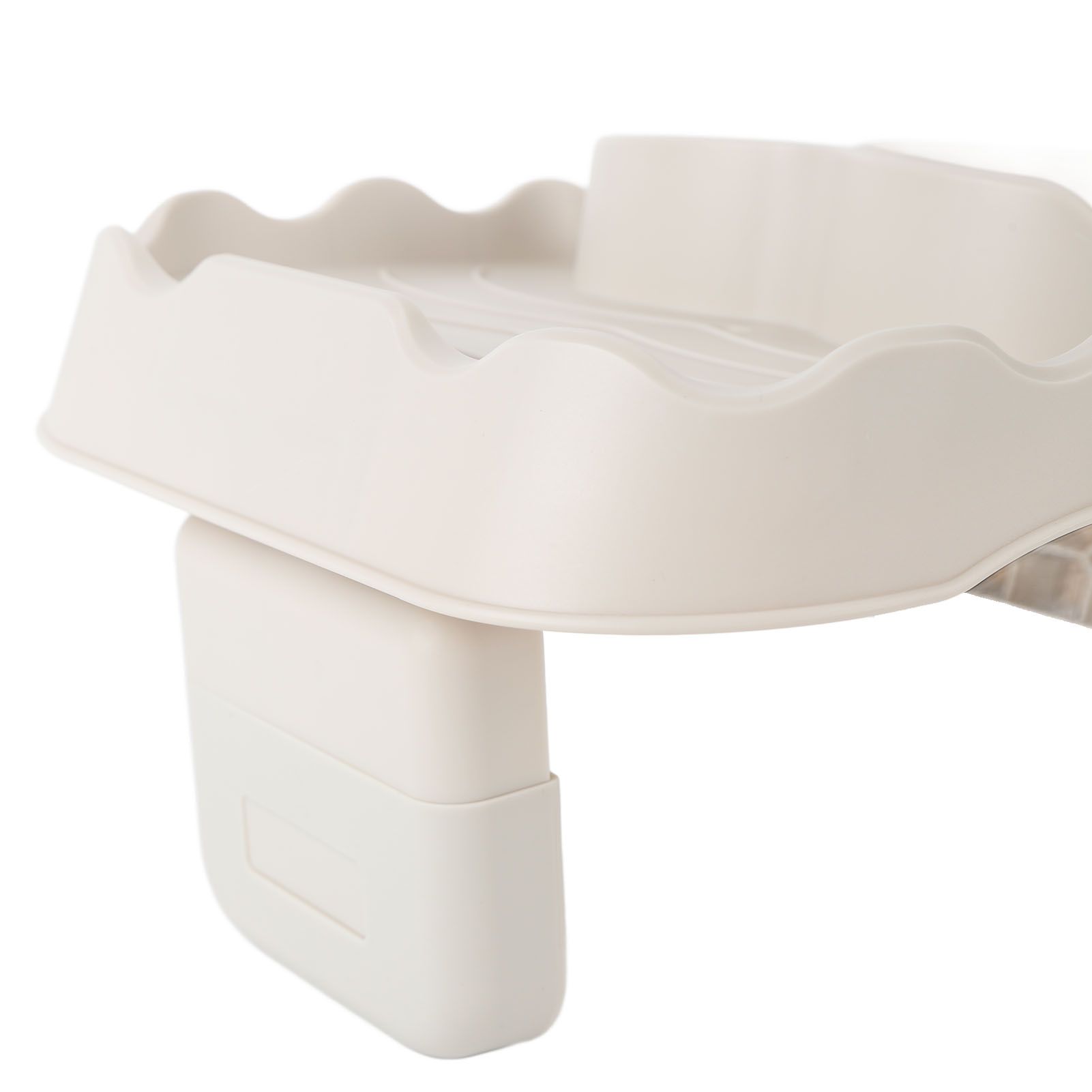 Hot Tub Table Tray with Drain Holes Anti Slip Adjustable Hot Tub Side Table view 13