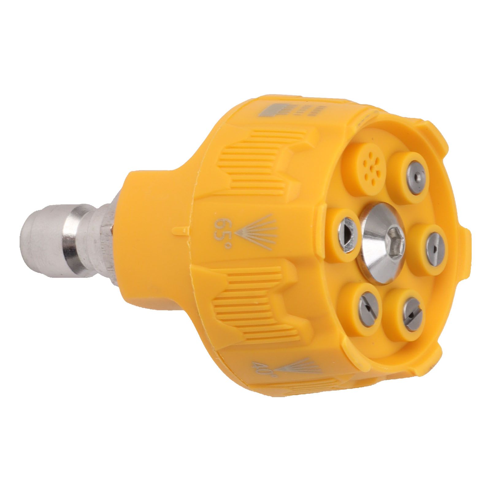 Pressure Washer Spray Nozzle 6 in 1 Multifunctional Adjustable Nozzle 1/4 Plug view 4