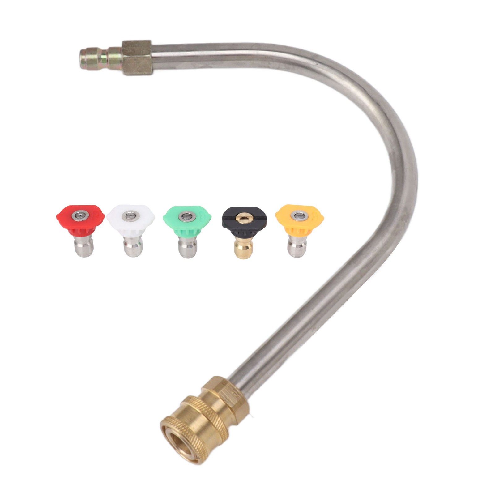Pressure Washer Extension Wand Stainless Steel Brass 4000psi 1/4 Inch Quick view 6
