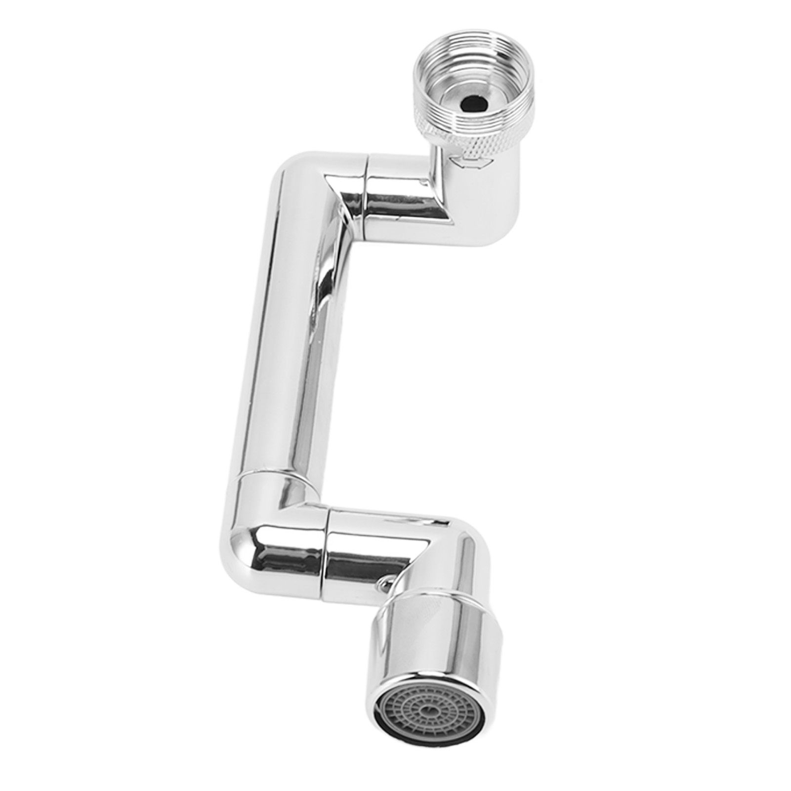 Faucet Extender Chrome Copper ABS Telescopic Swivel Faucet Tap Extension for view 2