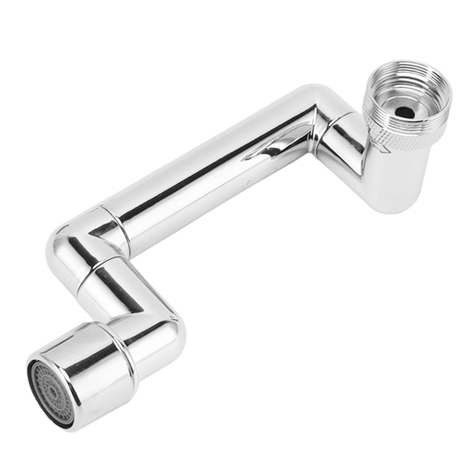 Faucet Extender Chrome Copper ABS Telescopic Swivel Faucet Tap Extension for view 3