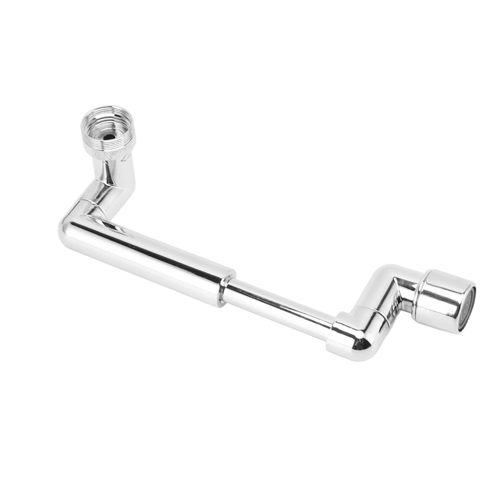 Faucet Extender Chrome Copper ABS Telescopic Swivel Faucet Tap Extension for view 7