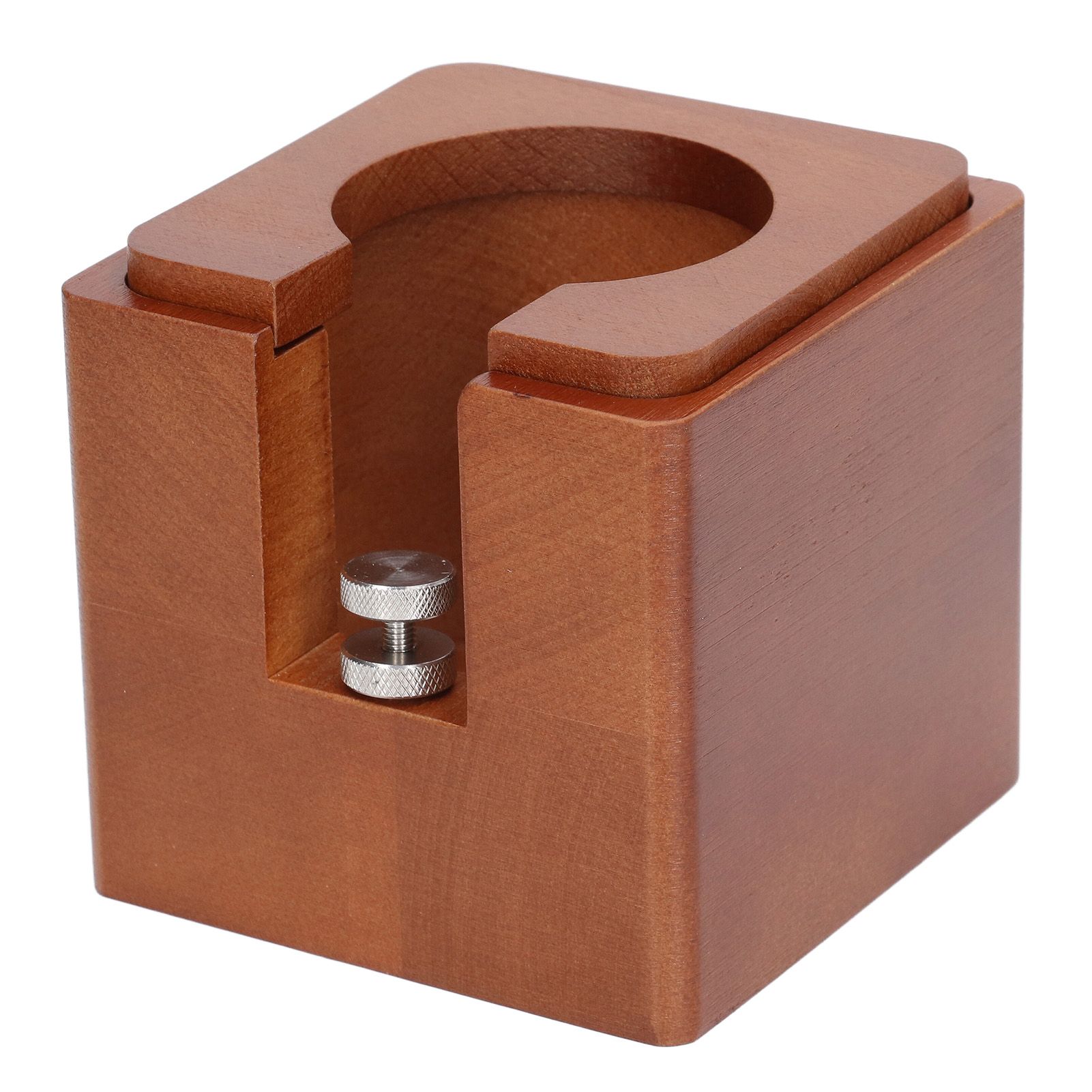 Coffee Portafilter Holder Station Wood Coffee Portafilter Tamping Stand for view 3