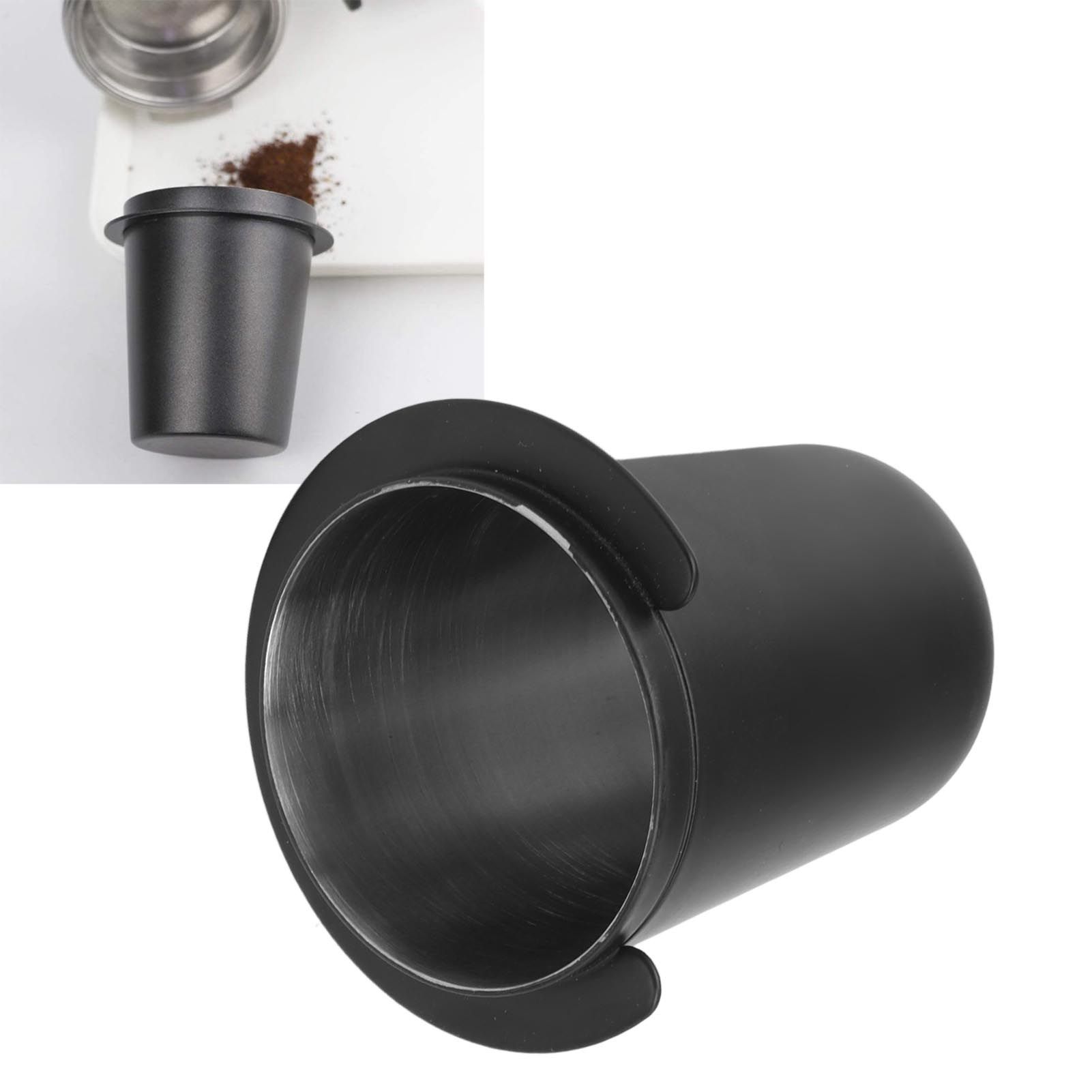 Coffee Dosing Cup Stainless Steel Universal Black Powder Attechment Tool for view 12