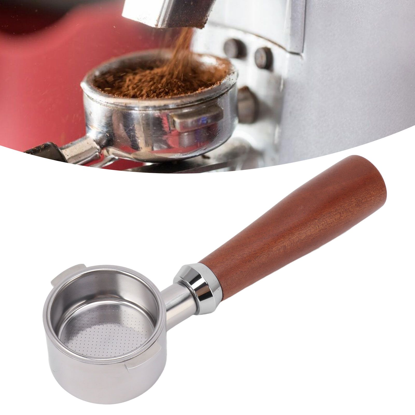 51mm Coffee Bottomless Portafilter 2 Ears Detachable Coffee Portafilter with view 11