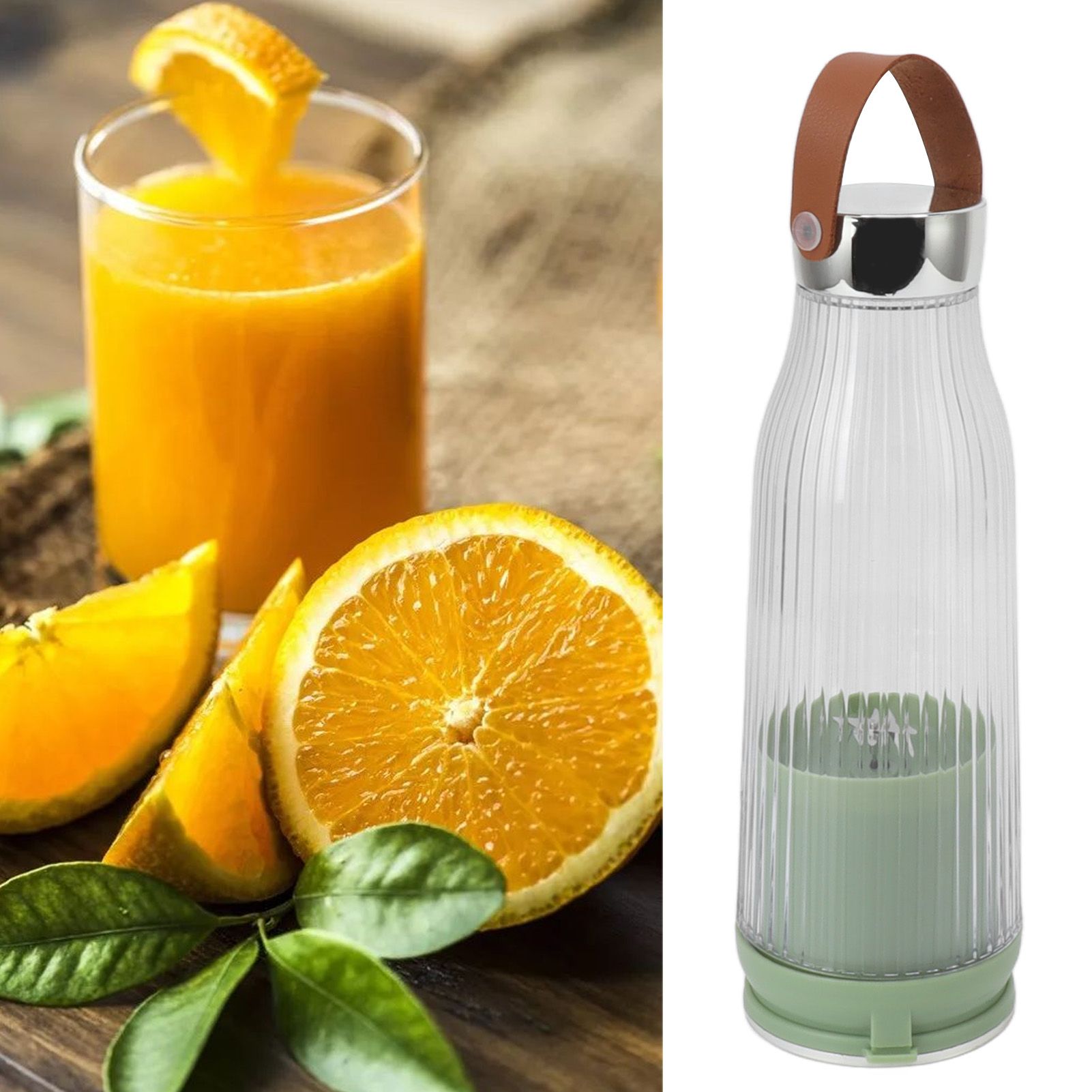Portable Blender 380ml Stainless Steel Blade Detachable USB Charge 1300mAh view 12