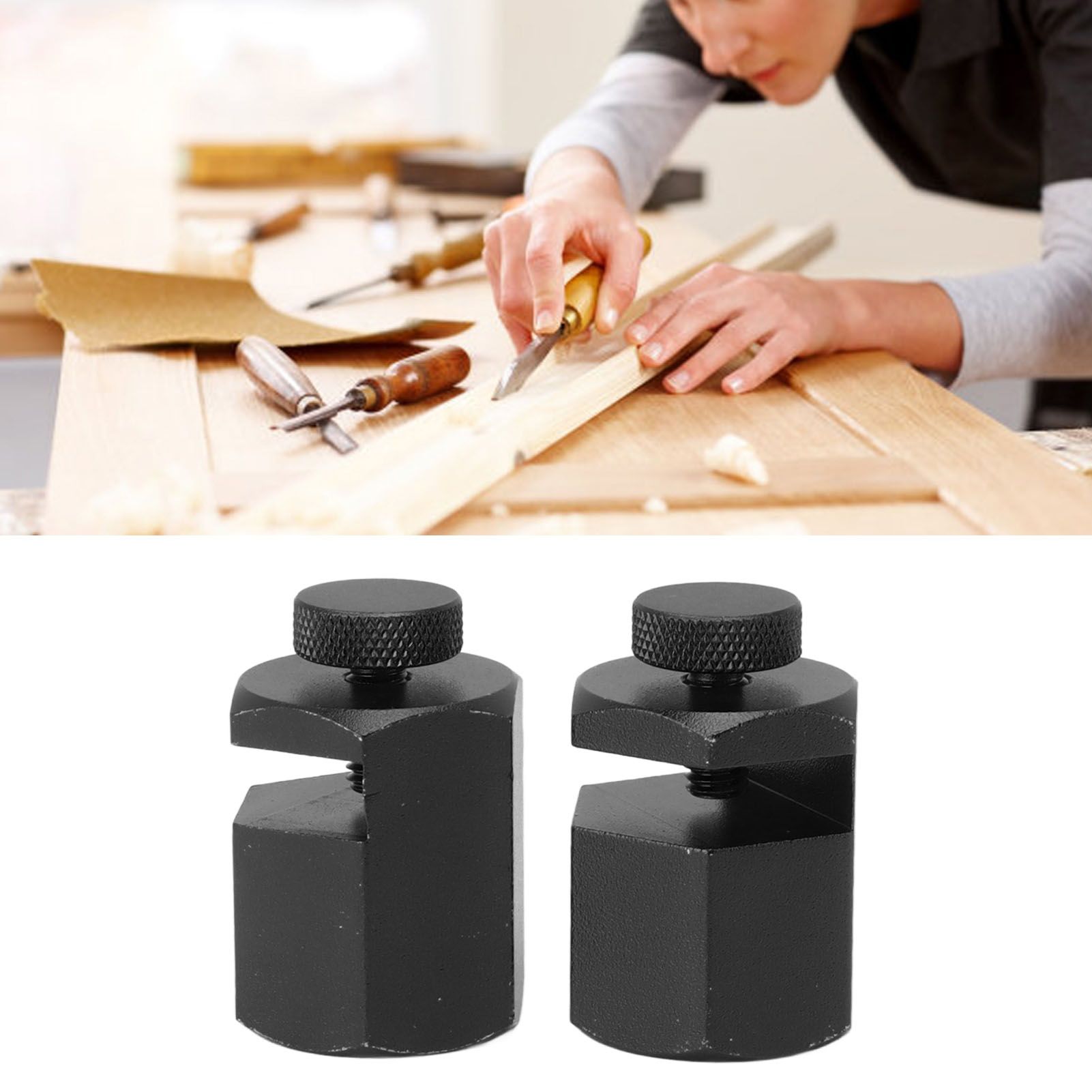 2PCS Stair Guages Knobs Aluminium Alloy Stair Stringer Layout Tool for Framing view 12