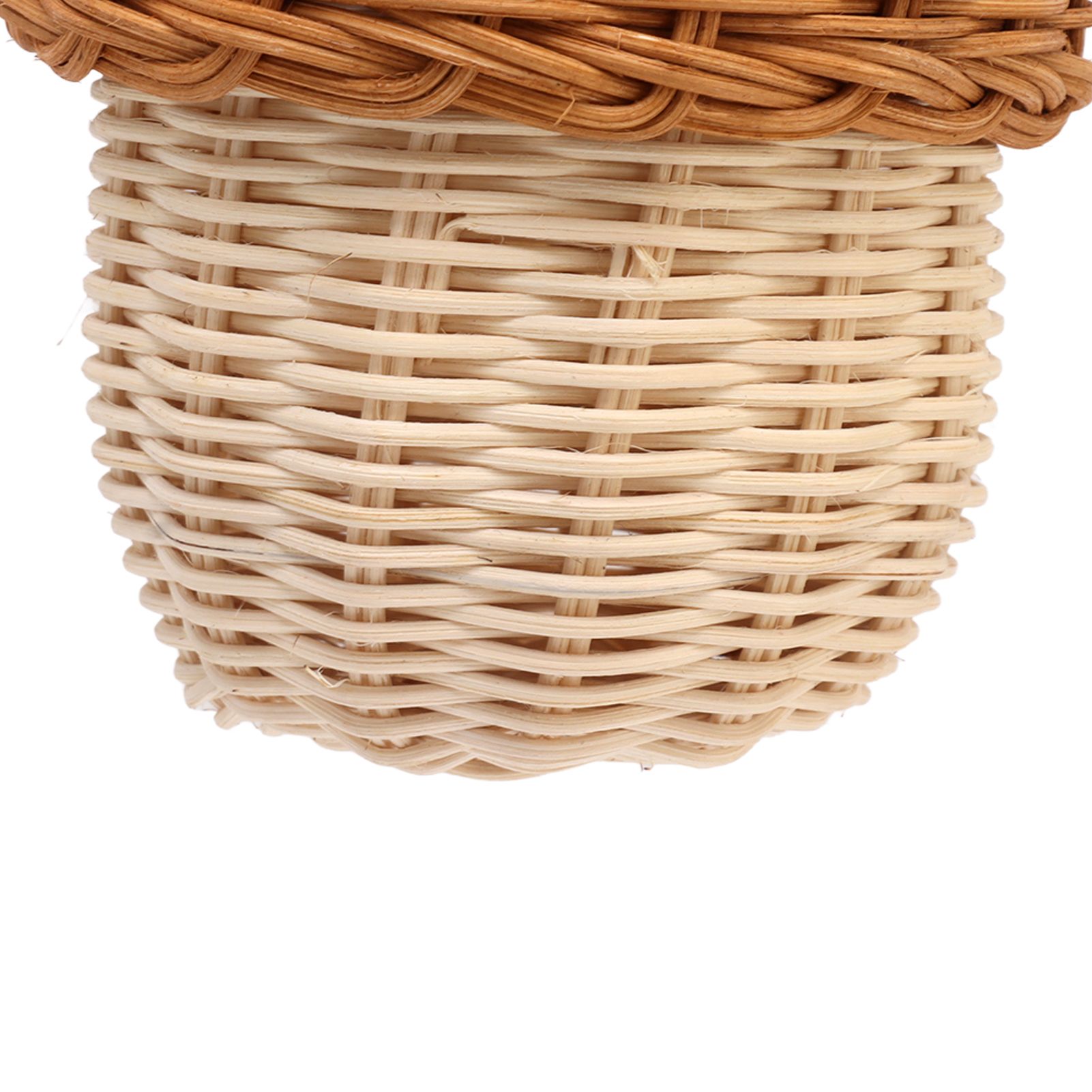 Kids Rattan Storage Basket Hand Woven Decorative Acorn Shaped Basket Bag for view 14