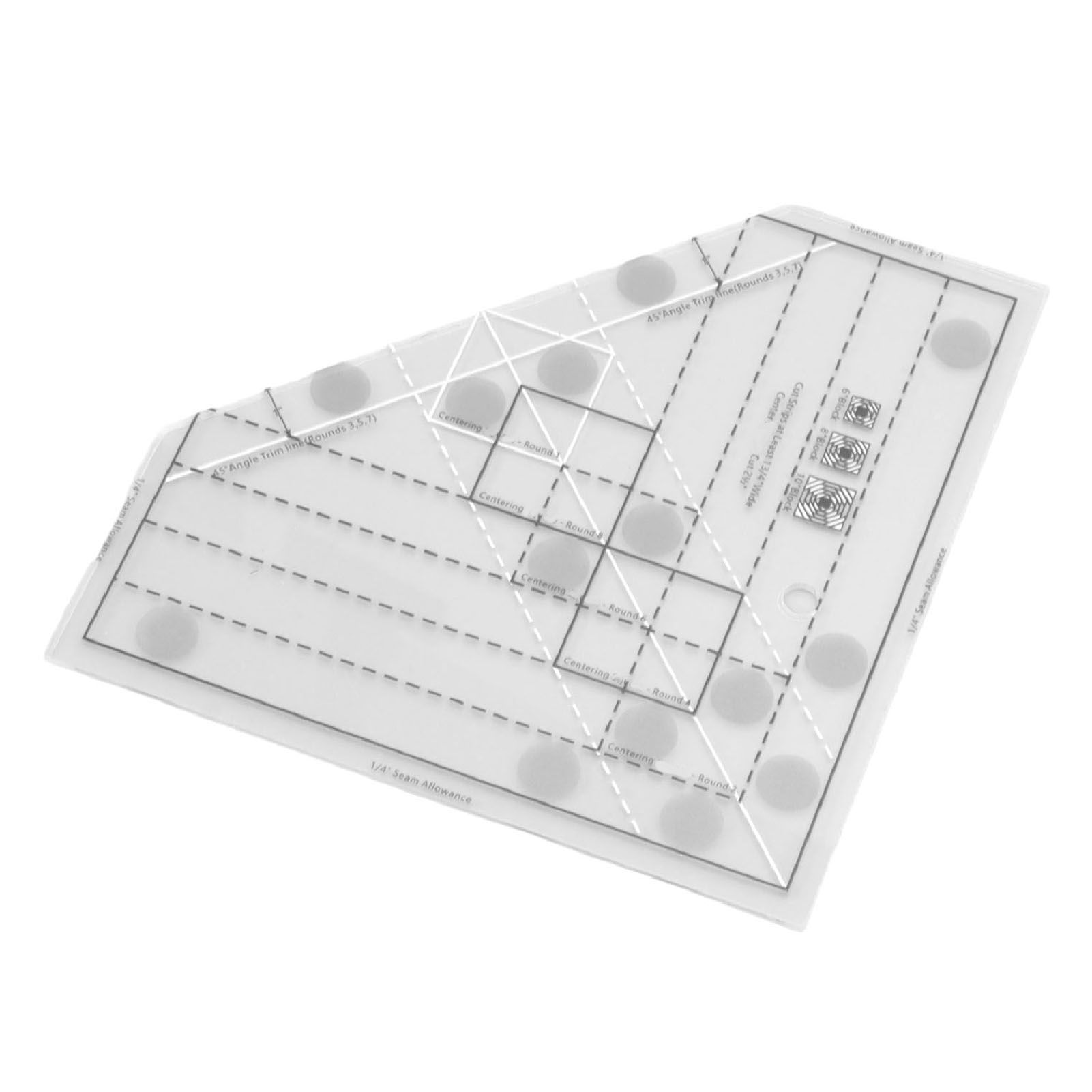 Grids Quilt Ruler Professional Acrylic Precise Scale Household Sewing Ruler view 4
