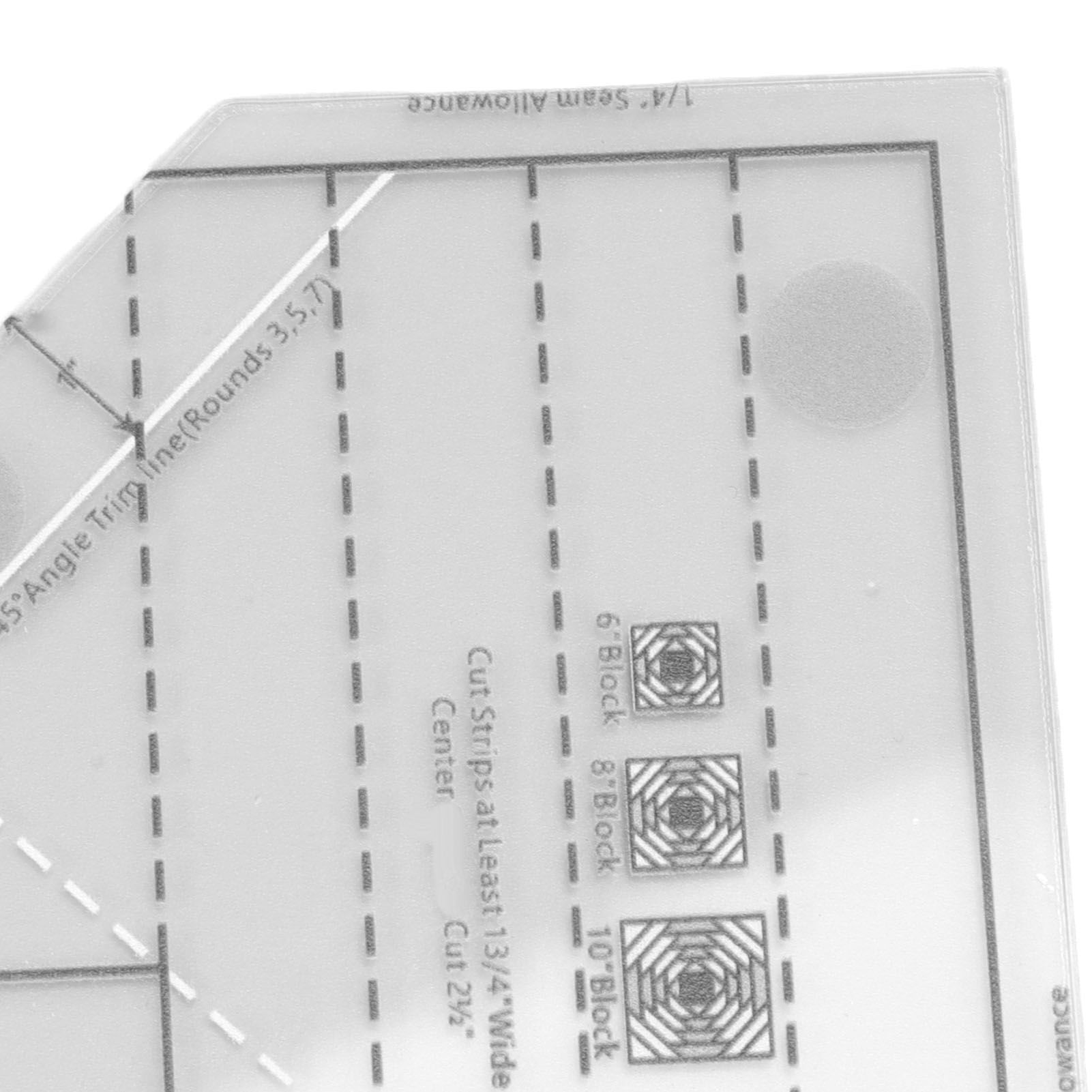 Grids Quilt Ruler Professional Acrylic Precise Scale Household Sewing Ruler view 15