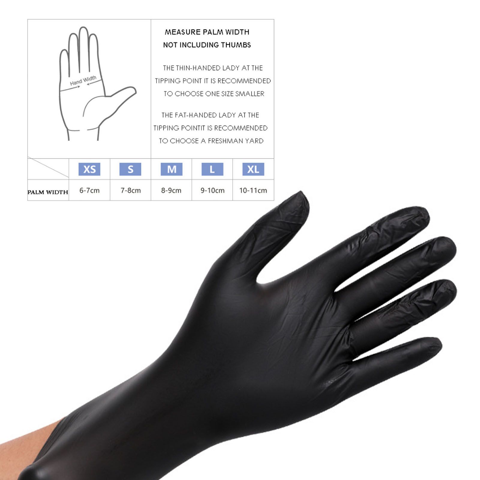 100PCS Food Gloves PVC High Elastic Protective Gloves for Cleaning Catering view 10