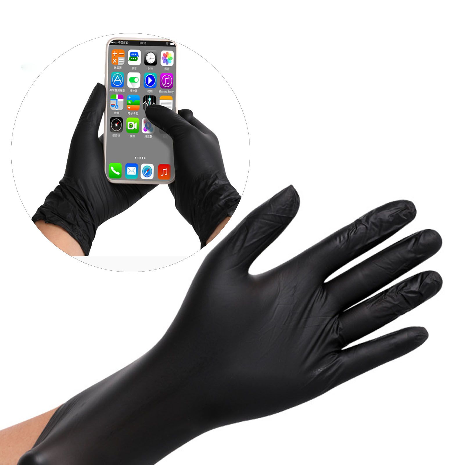100PCS Food Gloves PVC High Elastic Protective Gloves for Cleaning Catering view 12