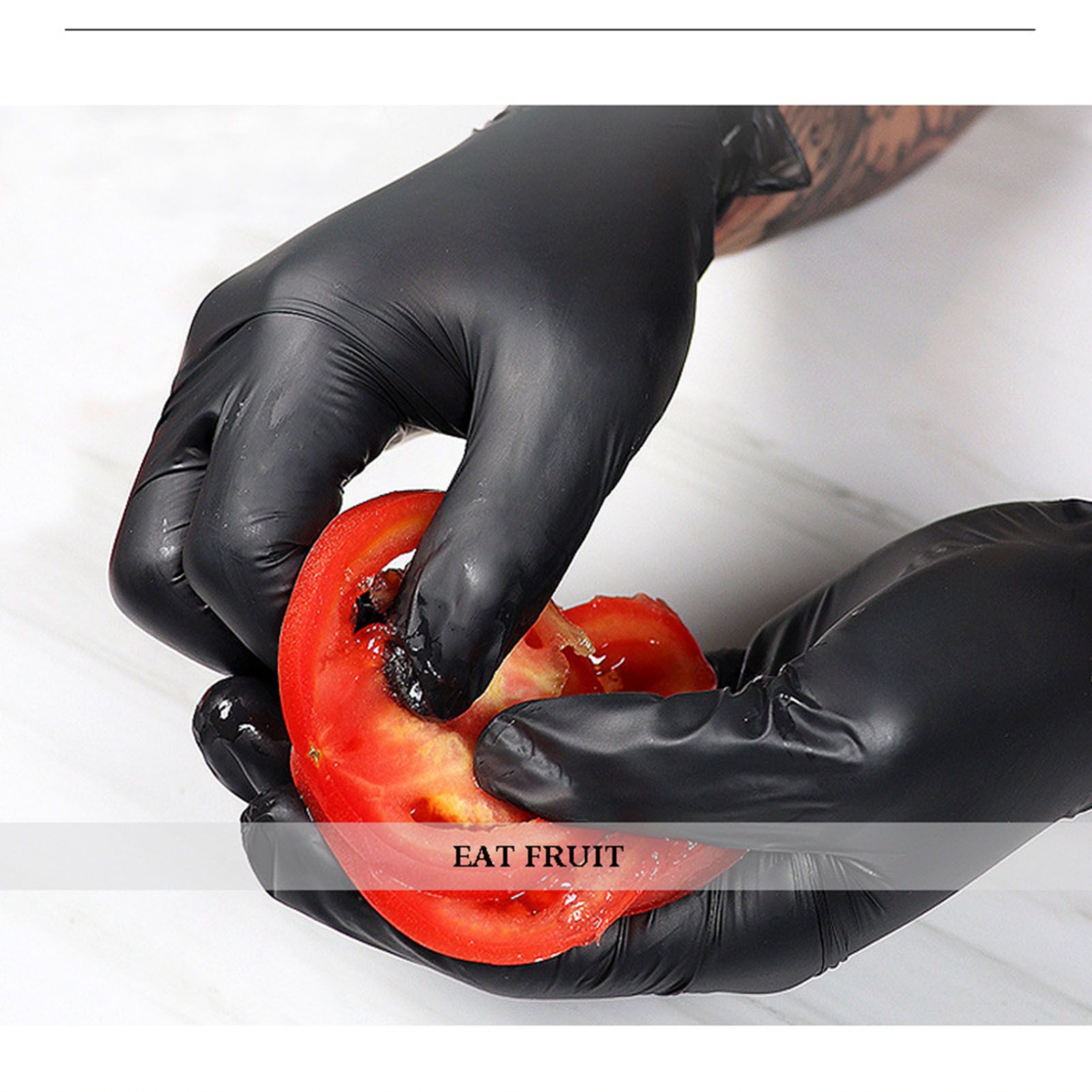 100PCS Food Gloves PVC High Elastic Protective Gloves for Cleaning Catering view 14