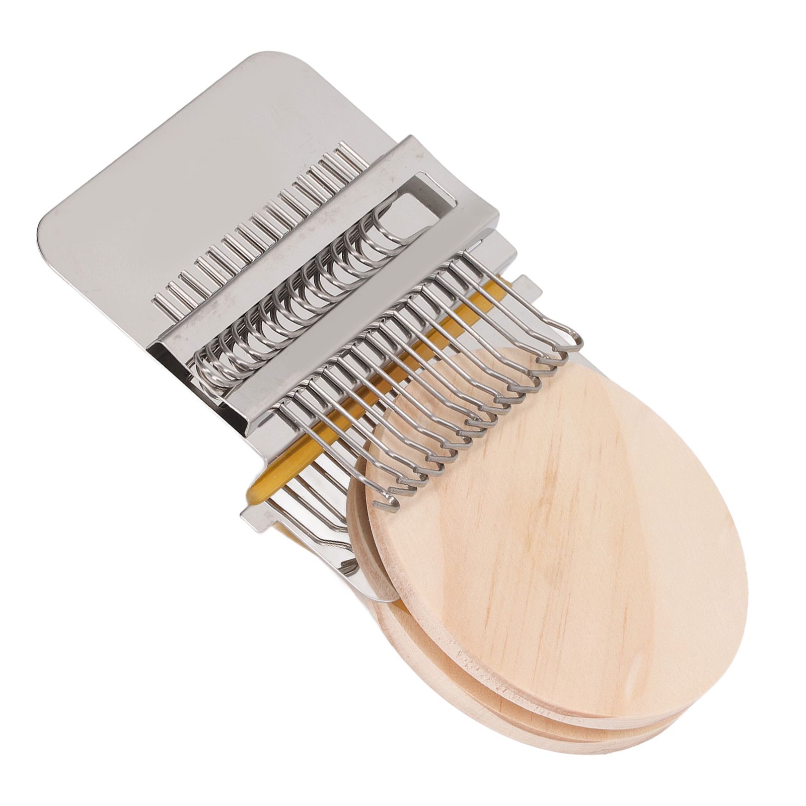 Darning Loom Weave Tool Small Weaving Loom Kit with 14 Hooks 1 Needle for Hand view 5