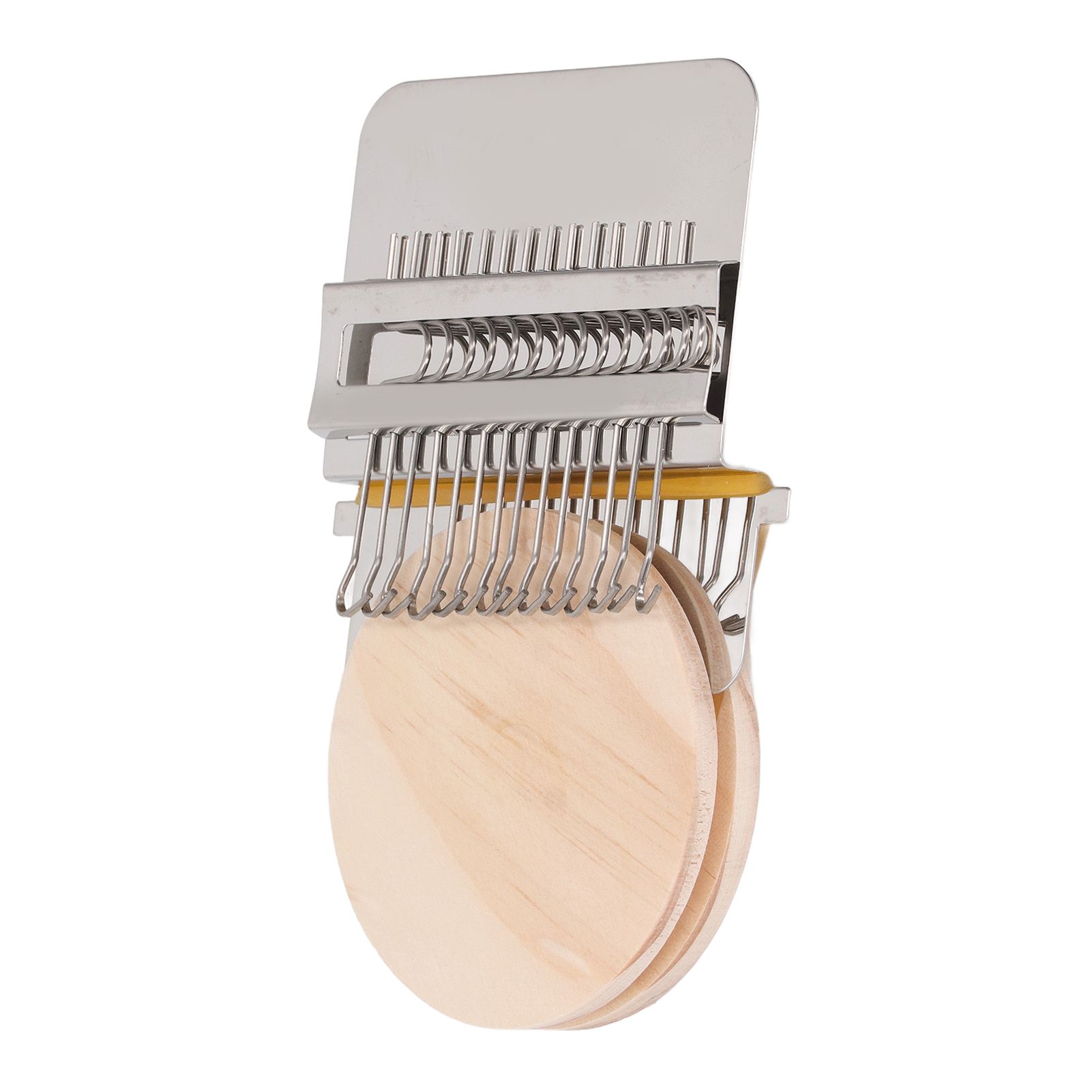 Darning Loom Weave Tool Small Weaving Loom Kit with 14 Hooks 1 Needle for Hand view 13