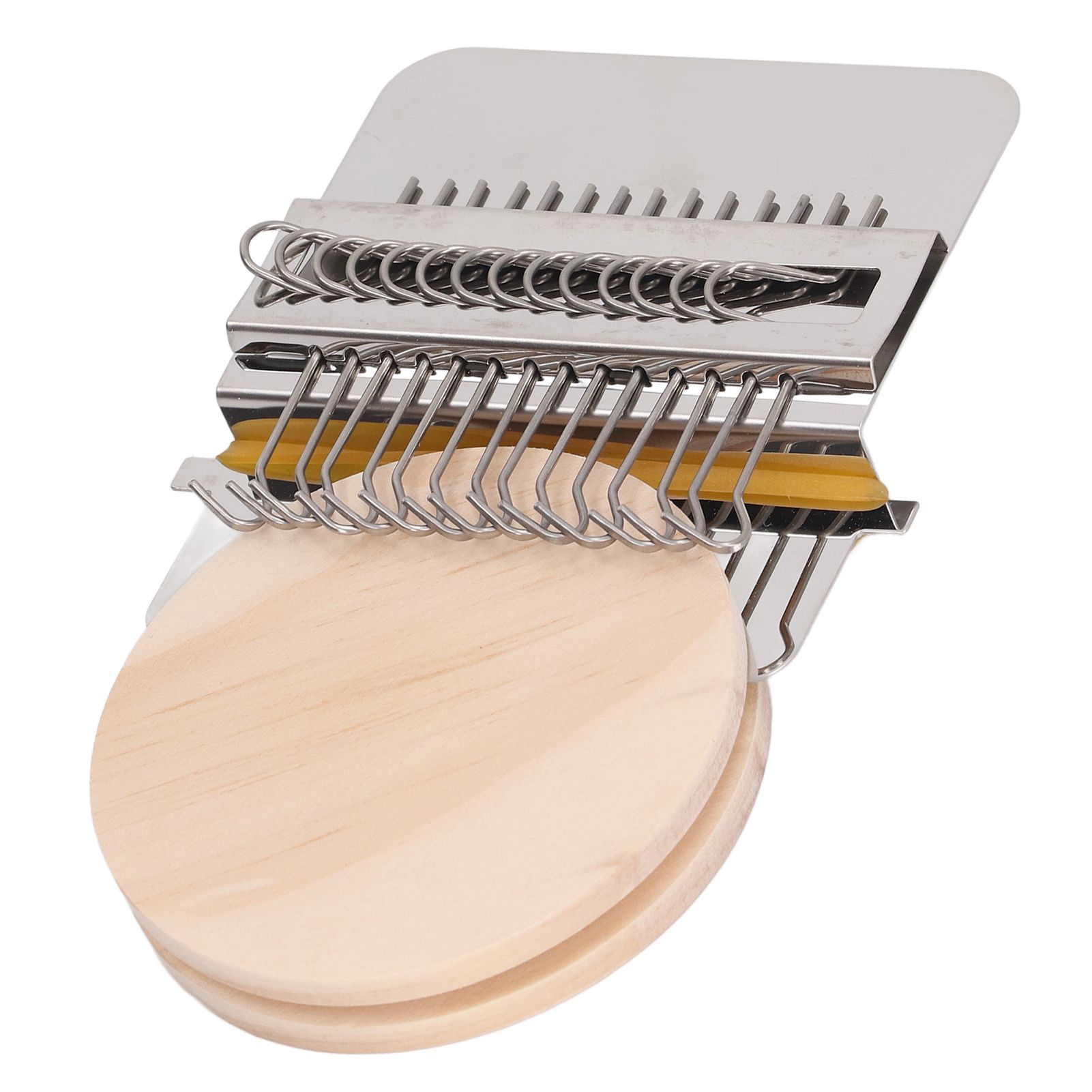 Darning Loom Weave Tool Small Weaving Loom Kit with 14 Hooks 1 Needle for Hand view 15