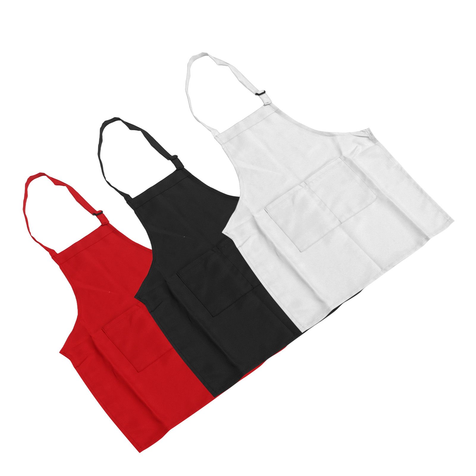 3Pcs Children Aprons Baking DIY Kids Aprons with Pockets for Boys Girls Aged view 4