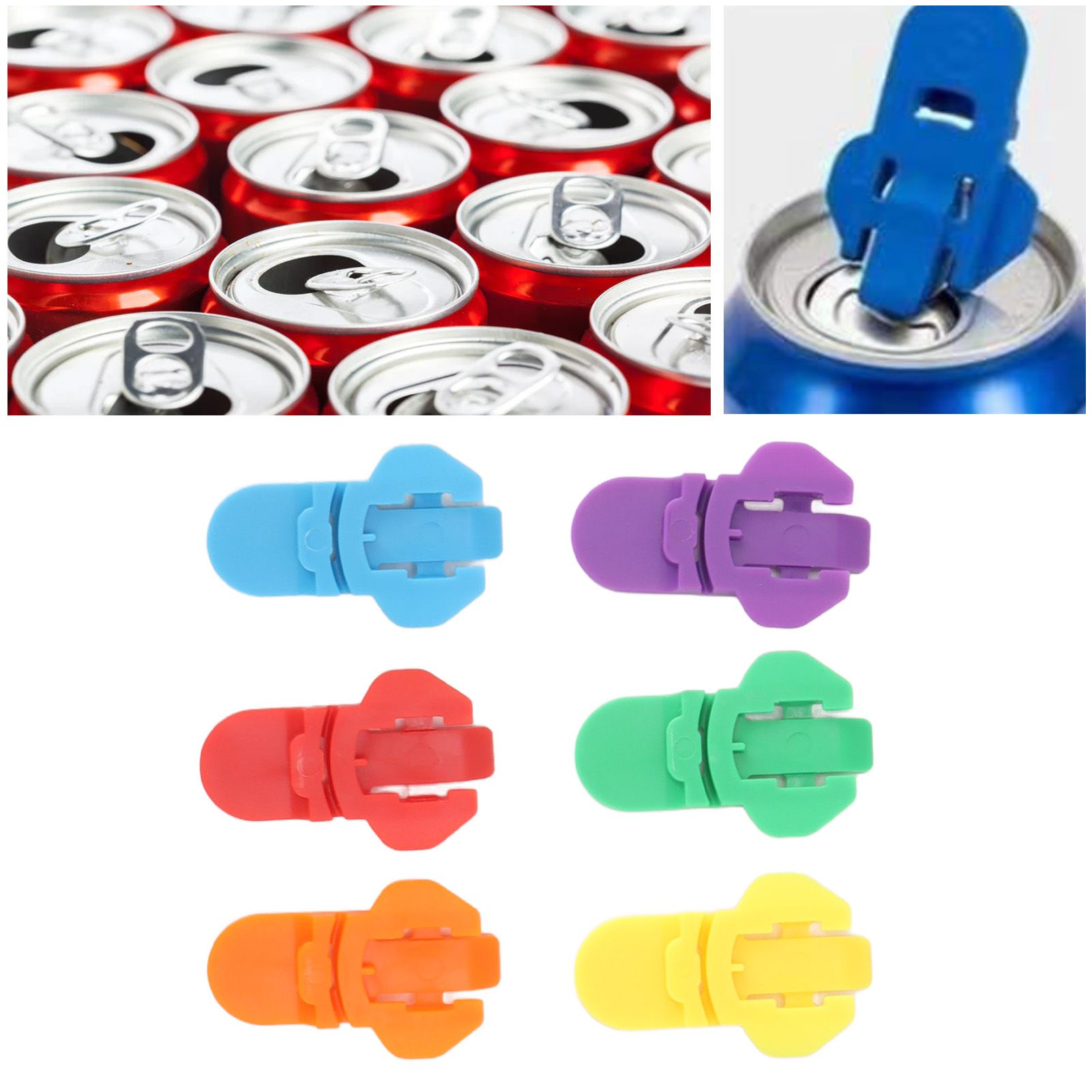 6Pcs Can Opener Cover Manual Can Opener Protector Tool for Camping Picnic Kitchen view 11