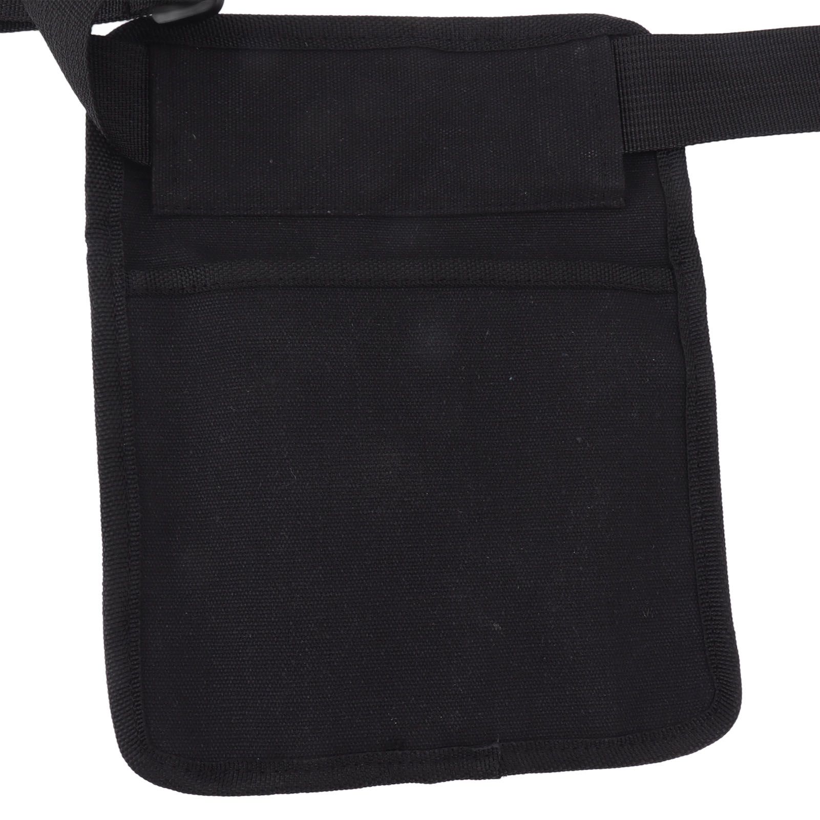 Restaurant Belt Bag Adjustable Portable Lightweight Canvas Waiter Waist Bag view 15