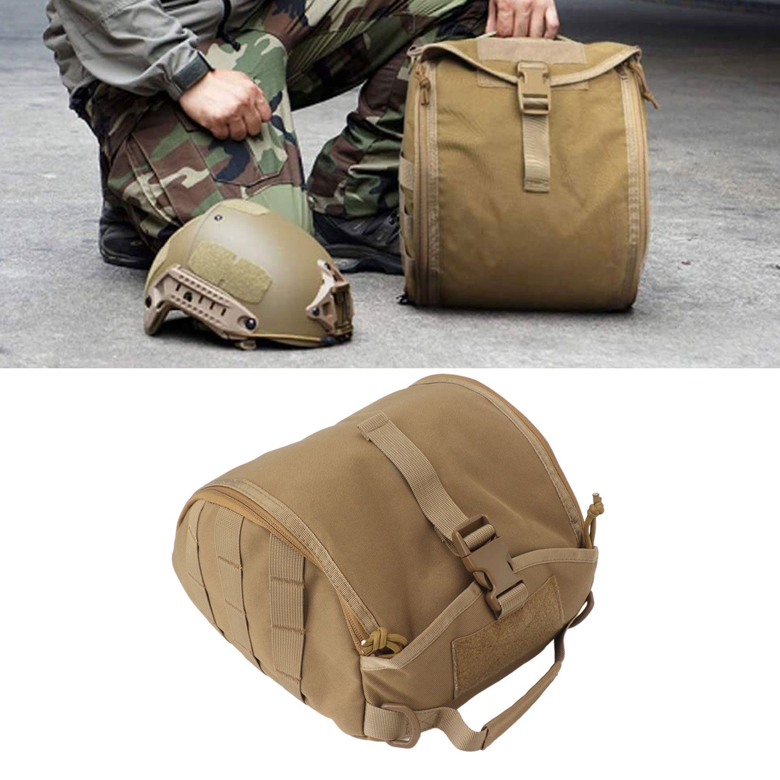 Outdoor Helmet Bag Nylon Waterproof Motorcycle Bike Bicycle Helmet Bag for view 11