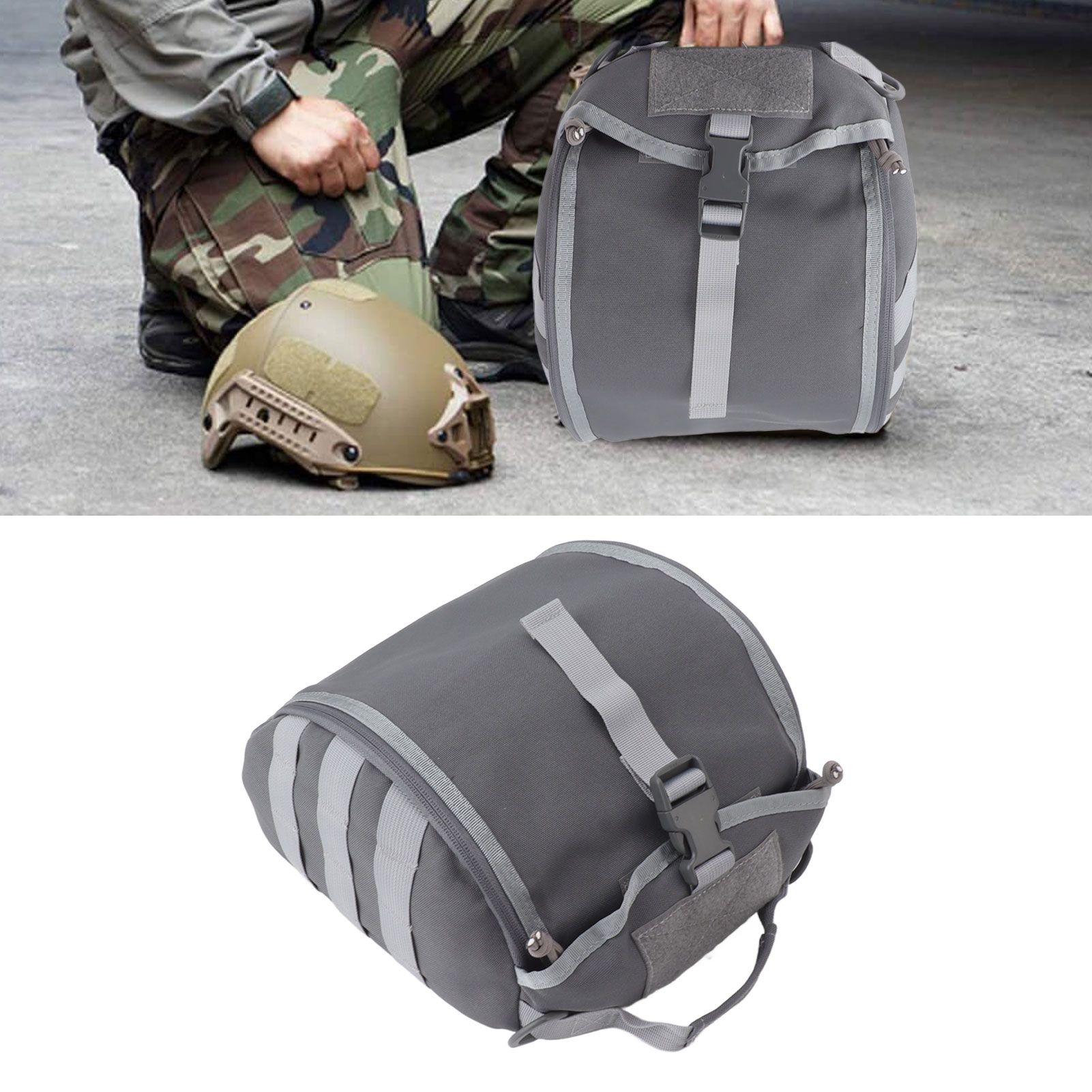 Outdoor Helmet Bag Nylon Waterproof Motorcycle Bike Bicycle Helmet Bag for view 11