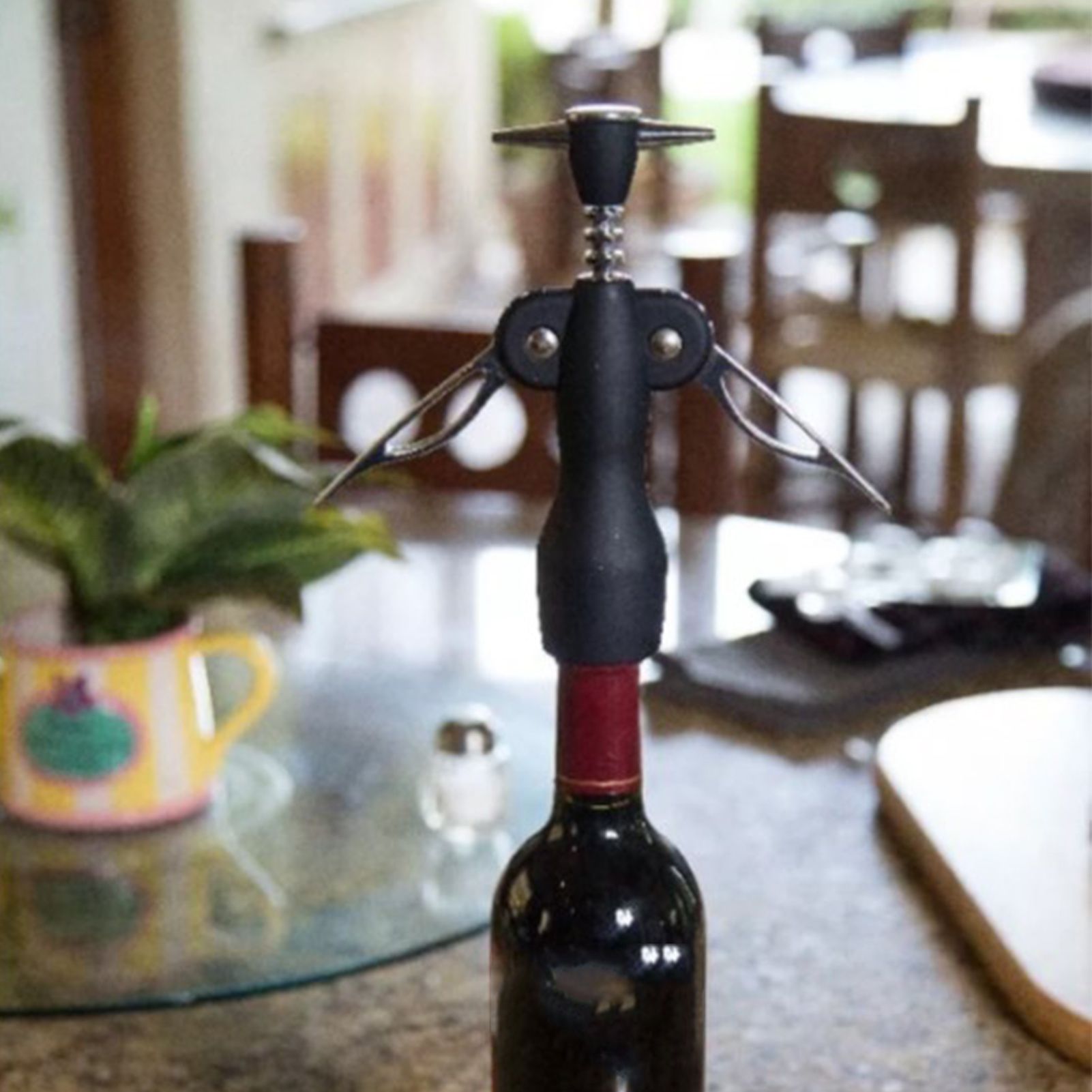 Wine Opener Zinc Alloy Premium Wing Corkscrew Wine Bottle Opener Kitchen Supplies view 13