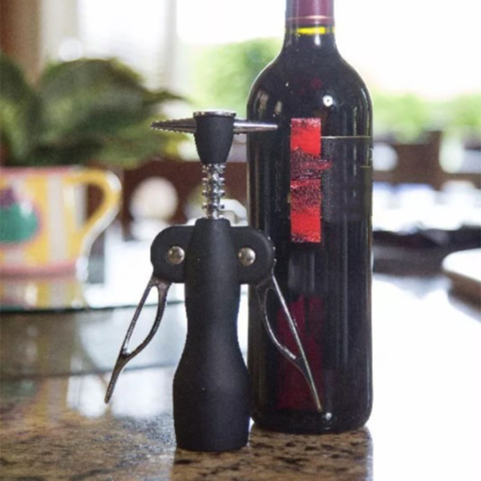 Wine Opener Zinc Alloy Premium Wing Corkscrew Wine Bottle Opener Kitchen Supplies view 14