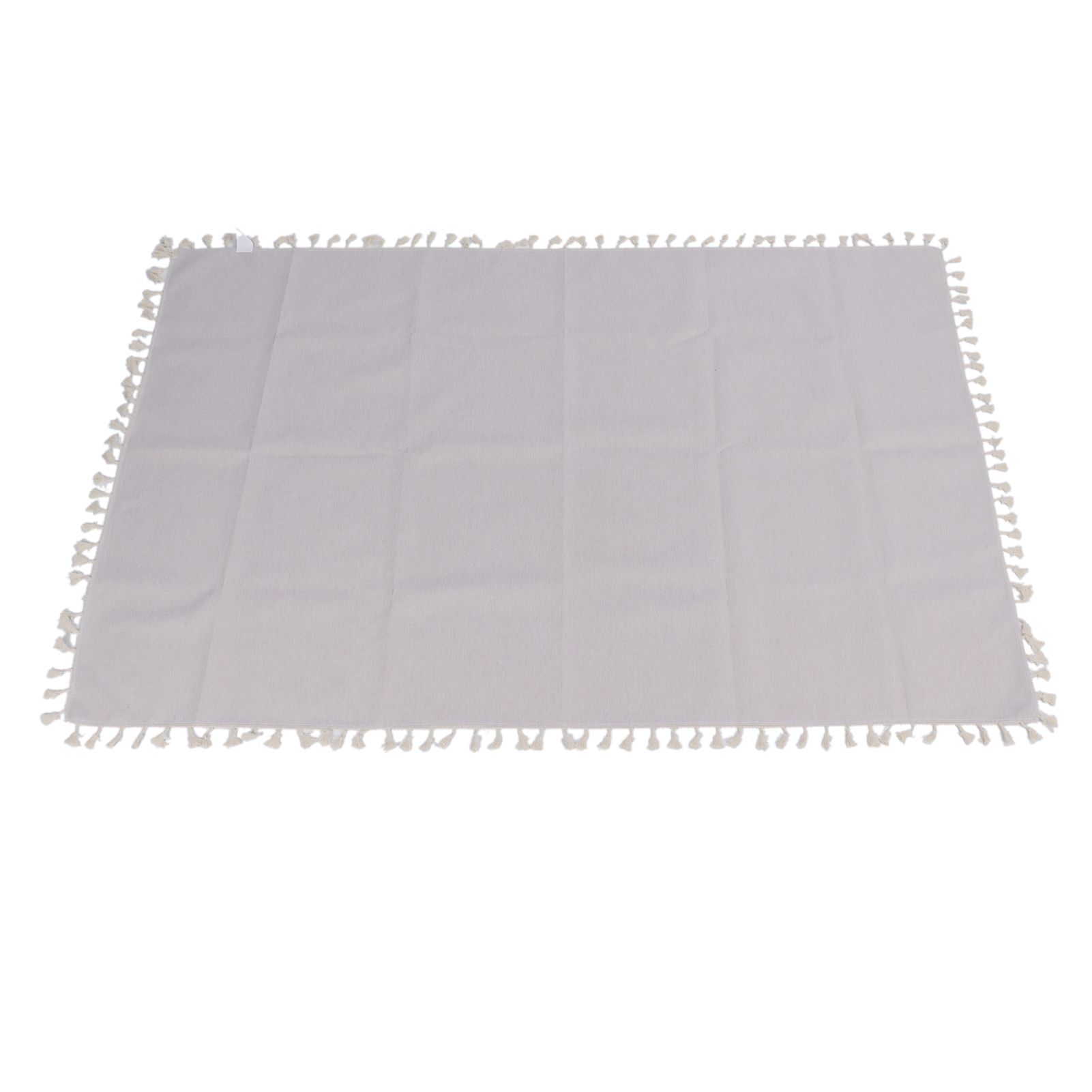 Cotton Linen Tablecloths Waterproof Oilproof Washable Wrinkle Free Tassels view 3