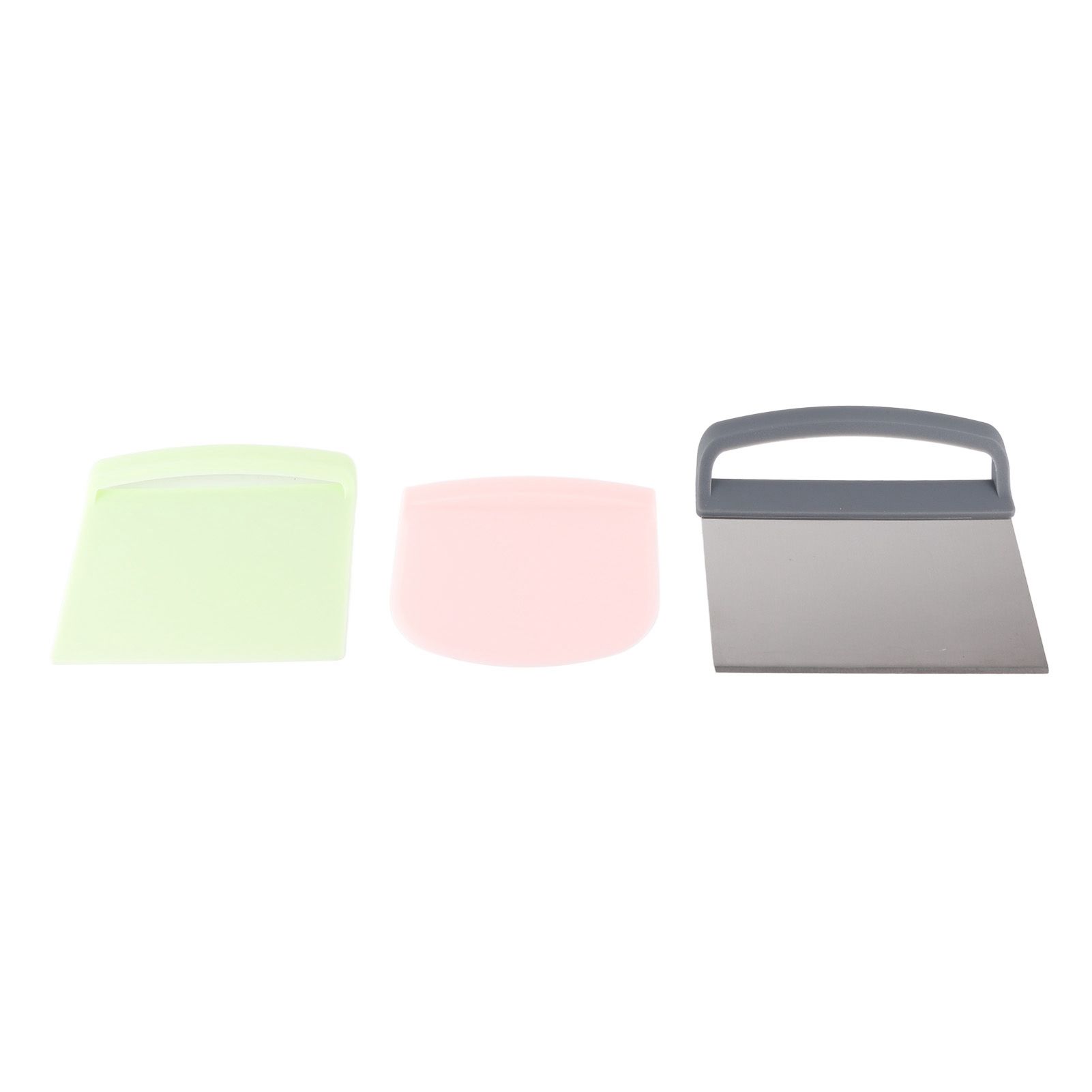 3pcs Dough Scraper Multipurpose Food Grade Safe Dough Cutter for Dough Cake Bread view 3