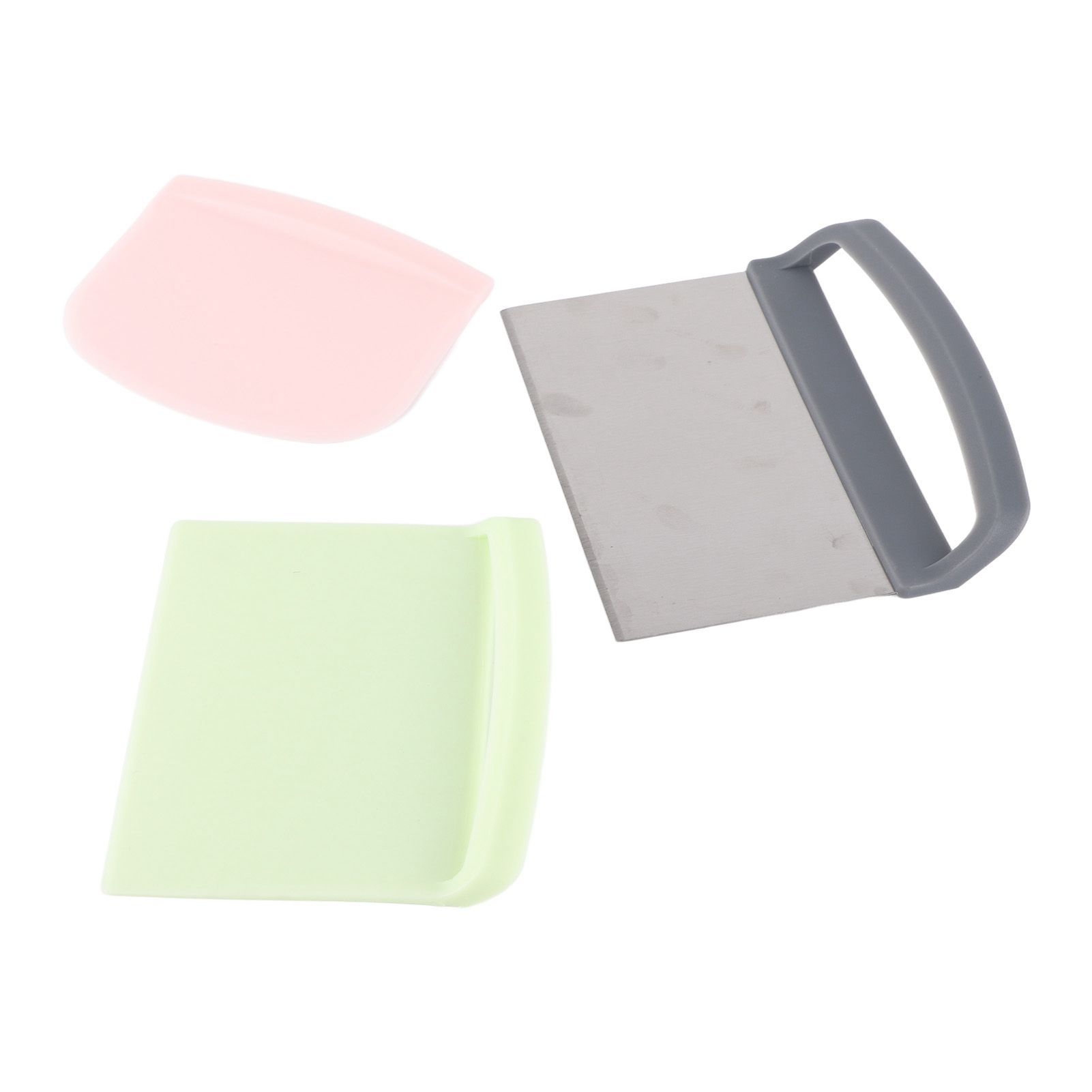 3pcs Dough Scraper Multipurpose Food Grade Safe Dough Cutter for Dough Cake Bread view 5