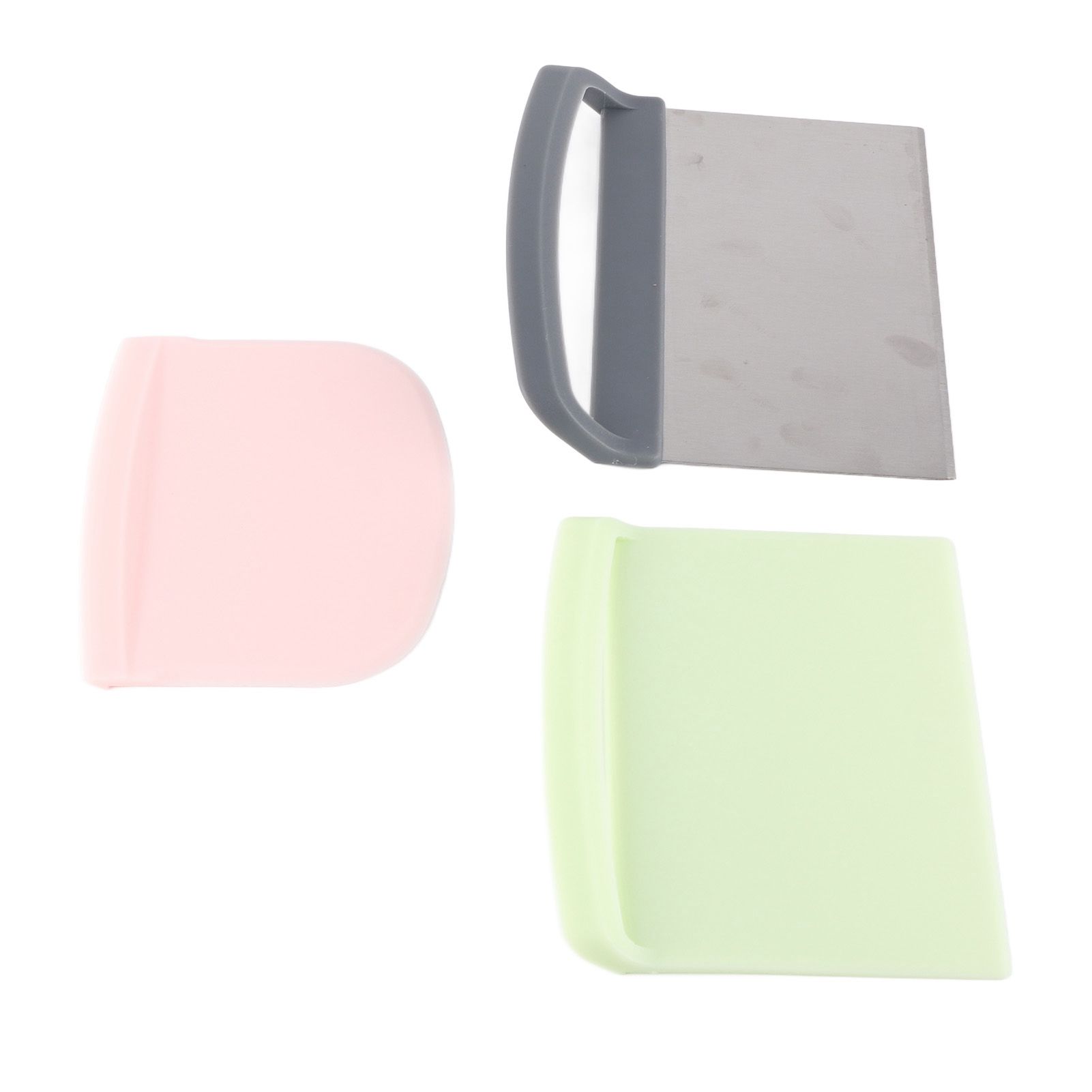 3pcs Dough Scraper Multipurpose Food Grade Safe Dough Cutter for Dough Cake Bread view 6