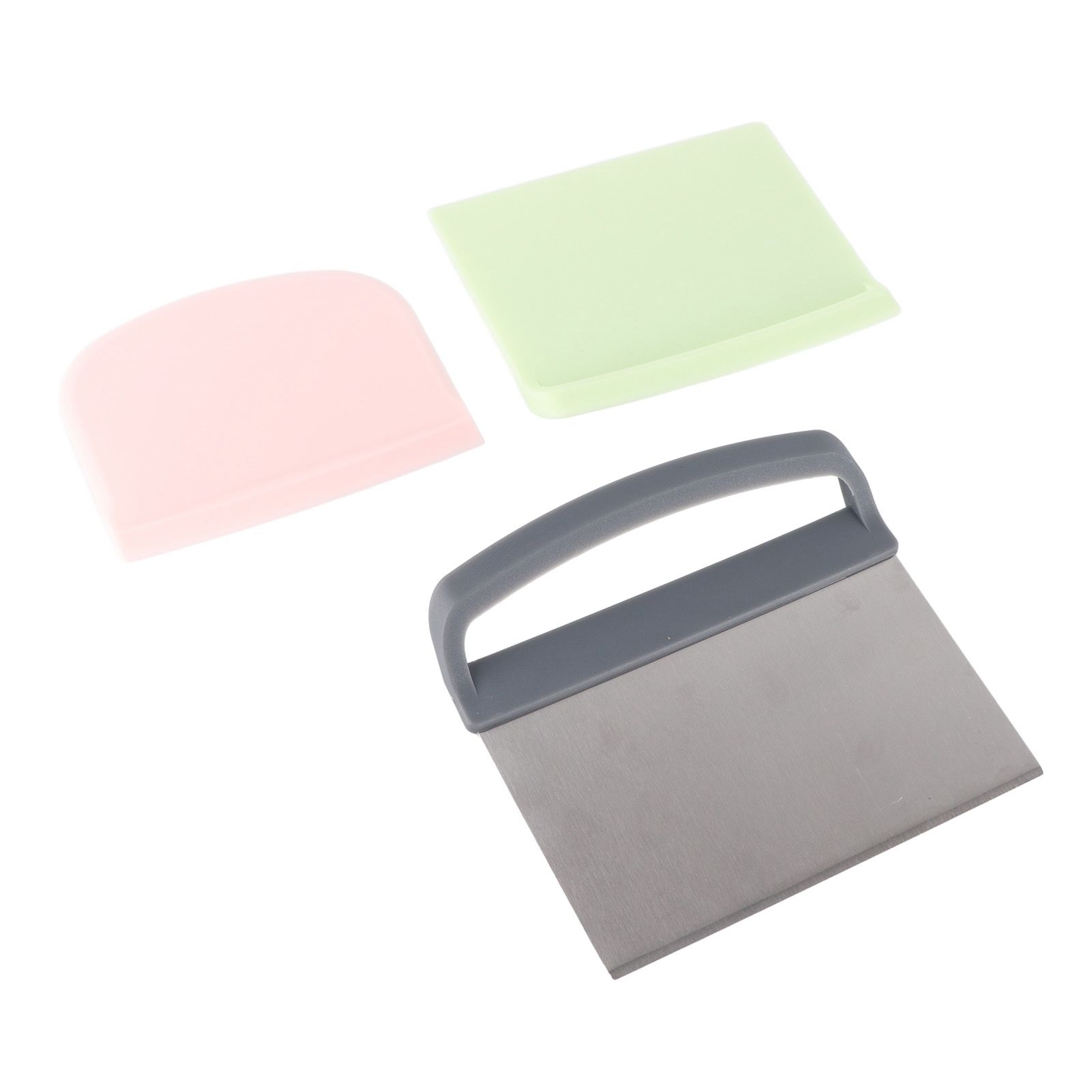 3pcs Dough Scraper Multipurpose Food Grade Safe Dough Cutter for Dough Cake Bread view 7