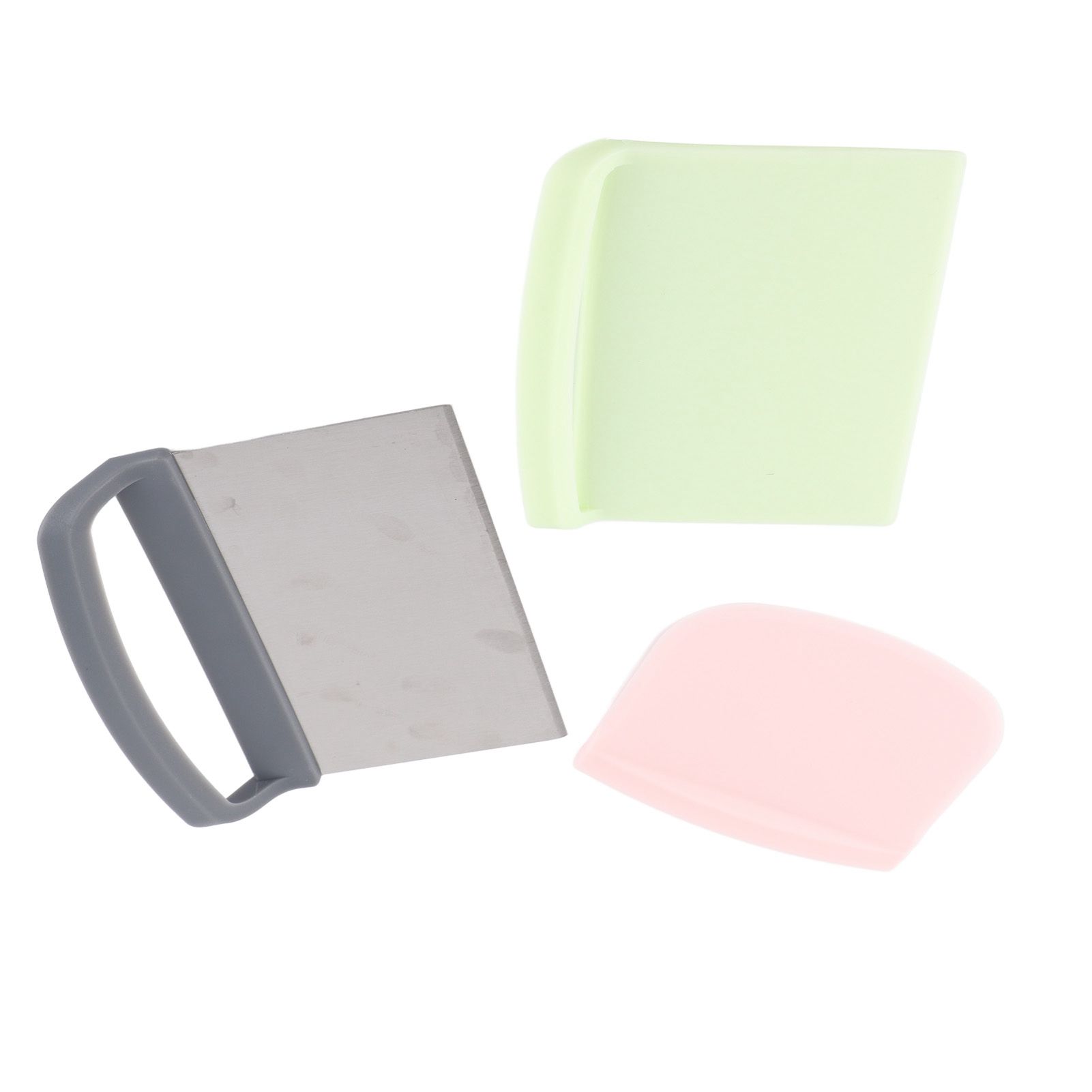 3pcs Dough Scraper Multipurpose Food Grade Safe Dough Cutter for Dough Cake Bread view 9