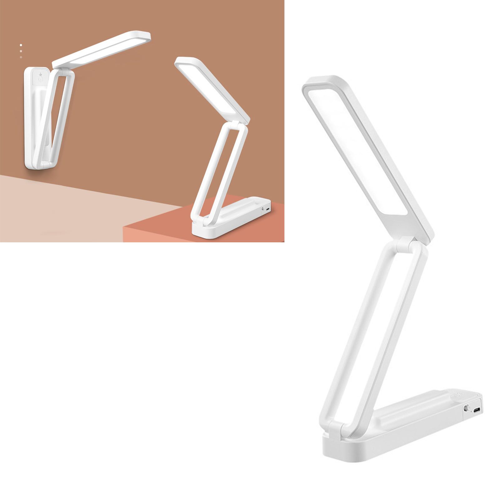 Desk Lamp Foldable Portable 3 Color Temperature Touch Dimming Function Remote view 6
