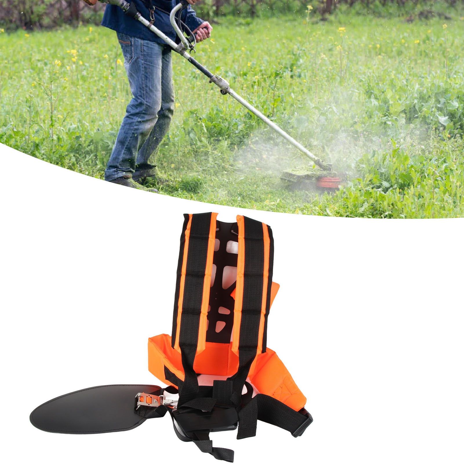Lawn Mower Shoulder Strap Ergonomic Adjustable Universal Brush Cutter Strap view 11