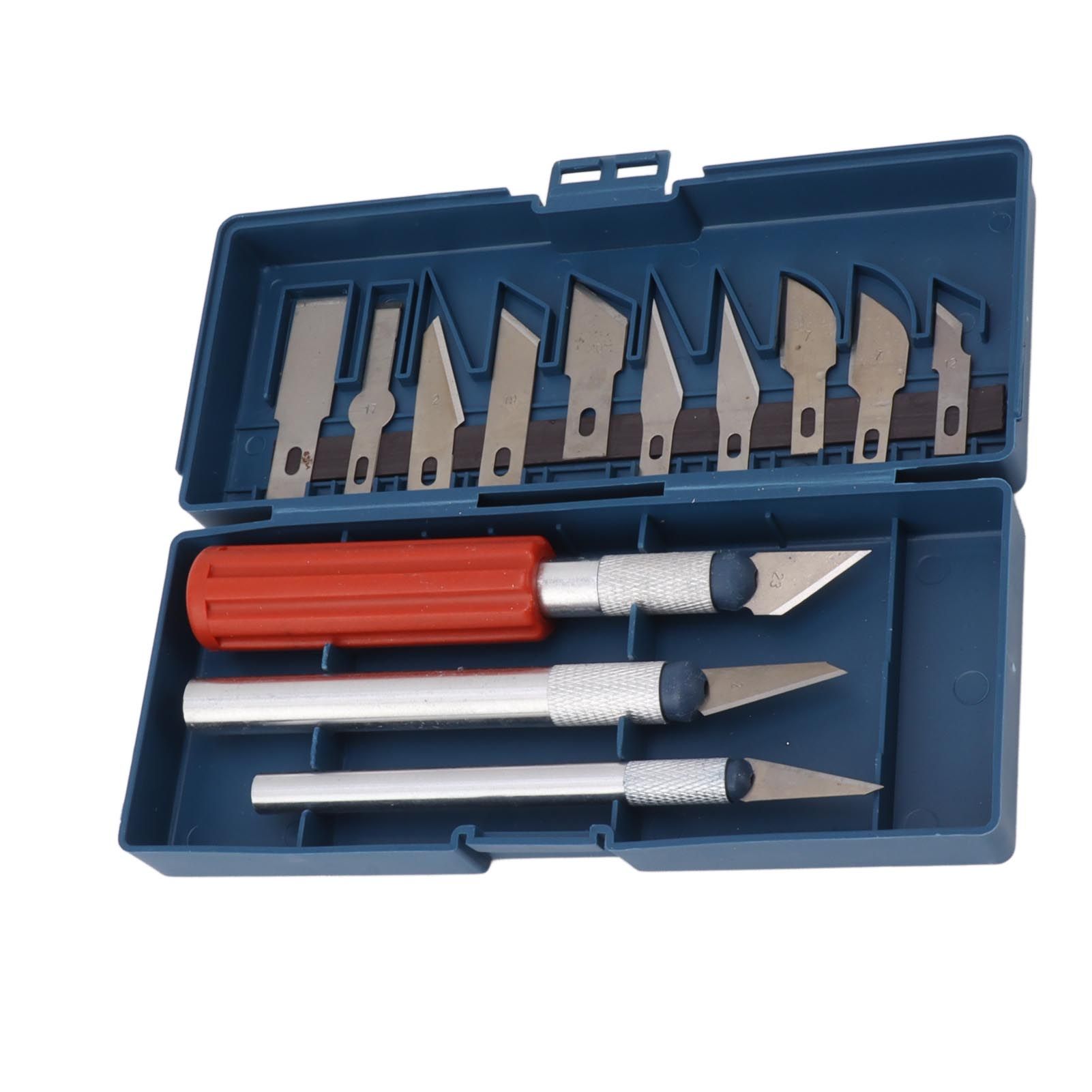 13Pcs Carving Chisel Set Steel Hand Hold Woodworking Whittling Cutter Portable view 2