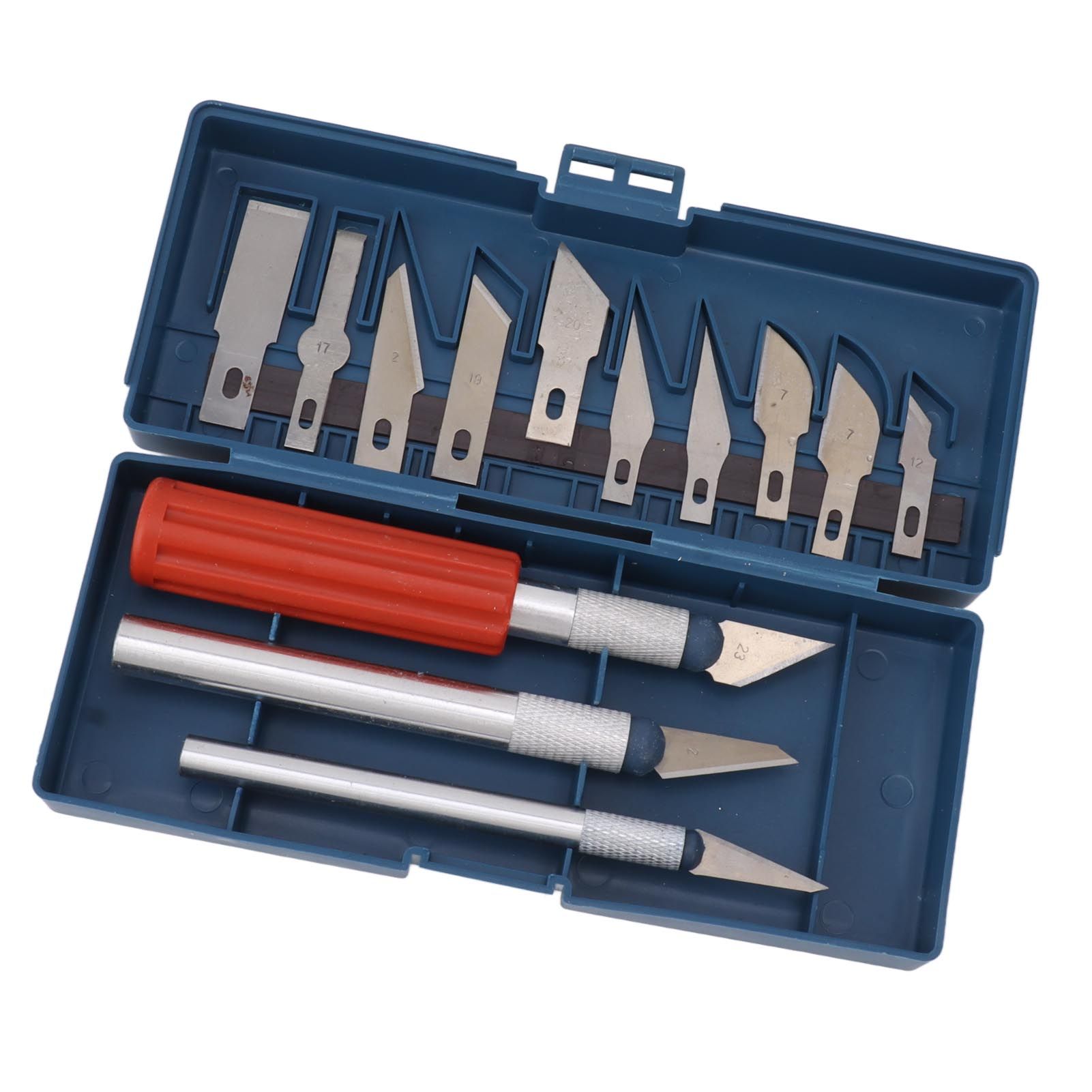 13Pcs Carving Chisel Set Steel Hand Hold Woodworking Whittling Cutter Portable view 3
