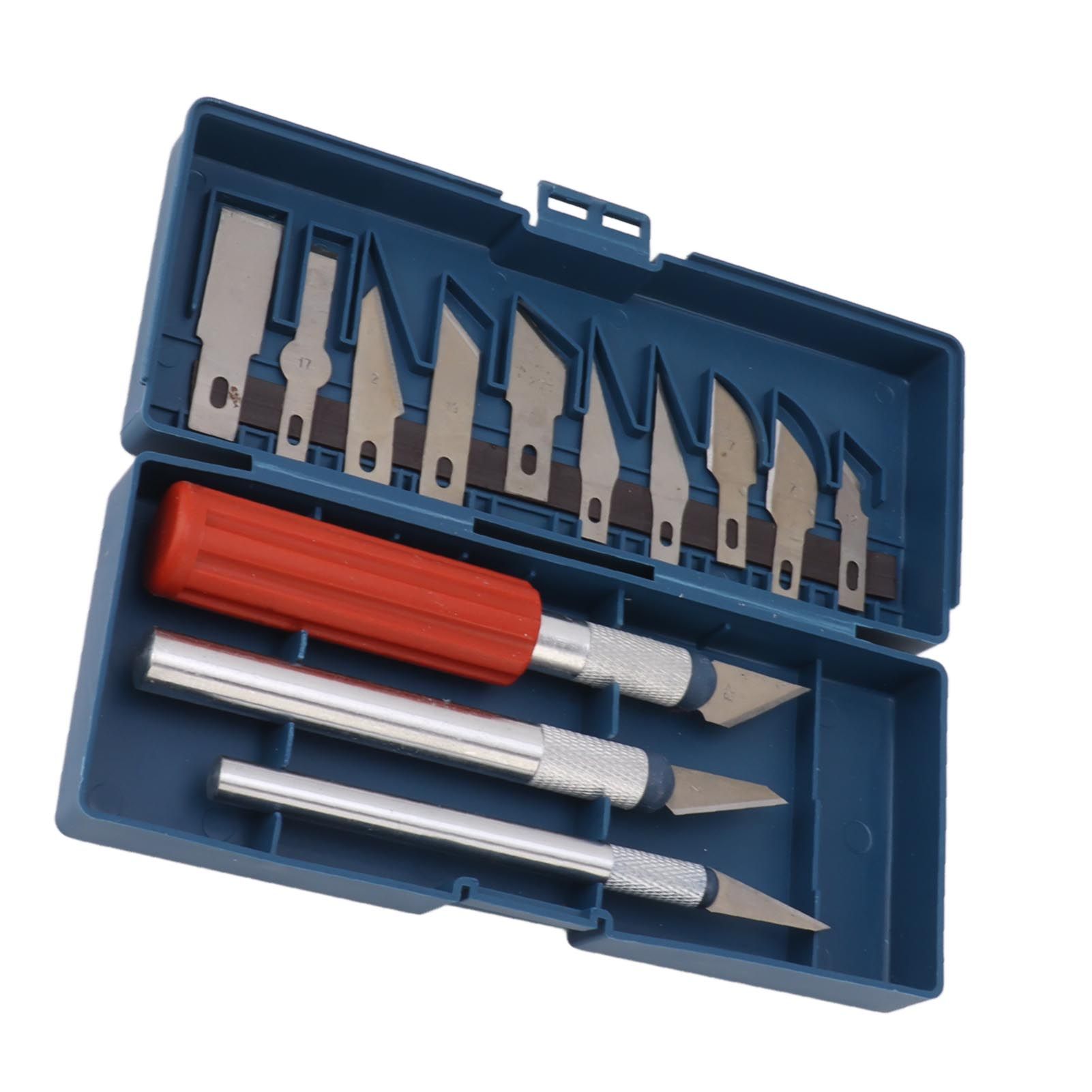13Pcs Carving Chisel Set Steel Hand Hold Woodworking Whittling Cutter Portable view 10